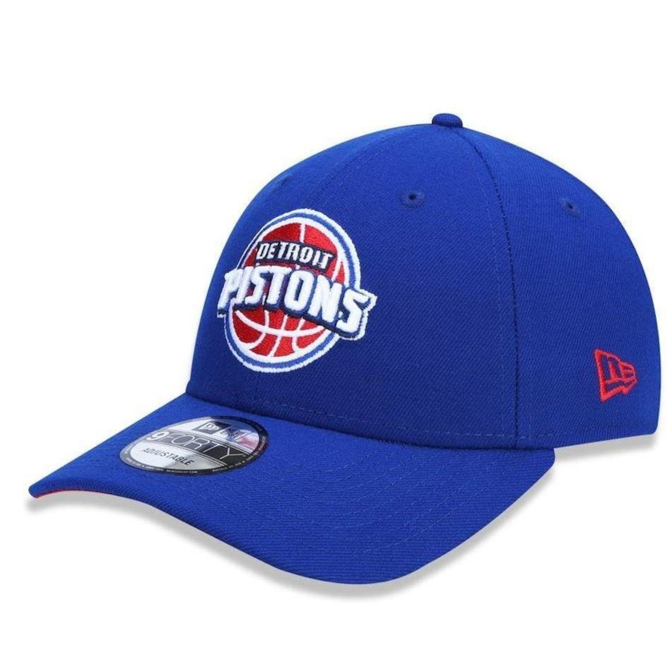 Boné Aba Curva New Era 9Forty Detroit Pistons Primary - Snapback - Adulto - Foto 5