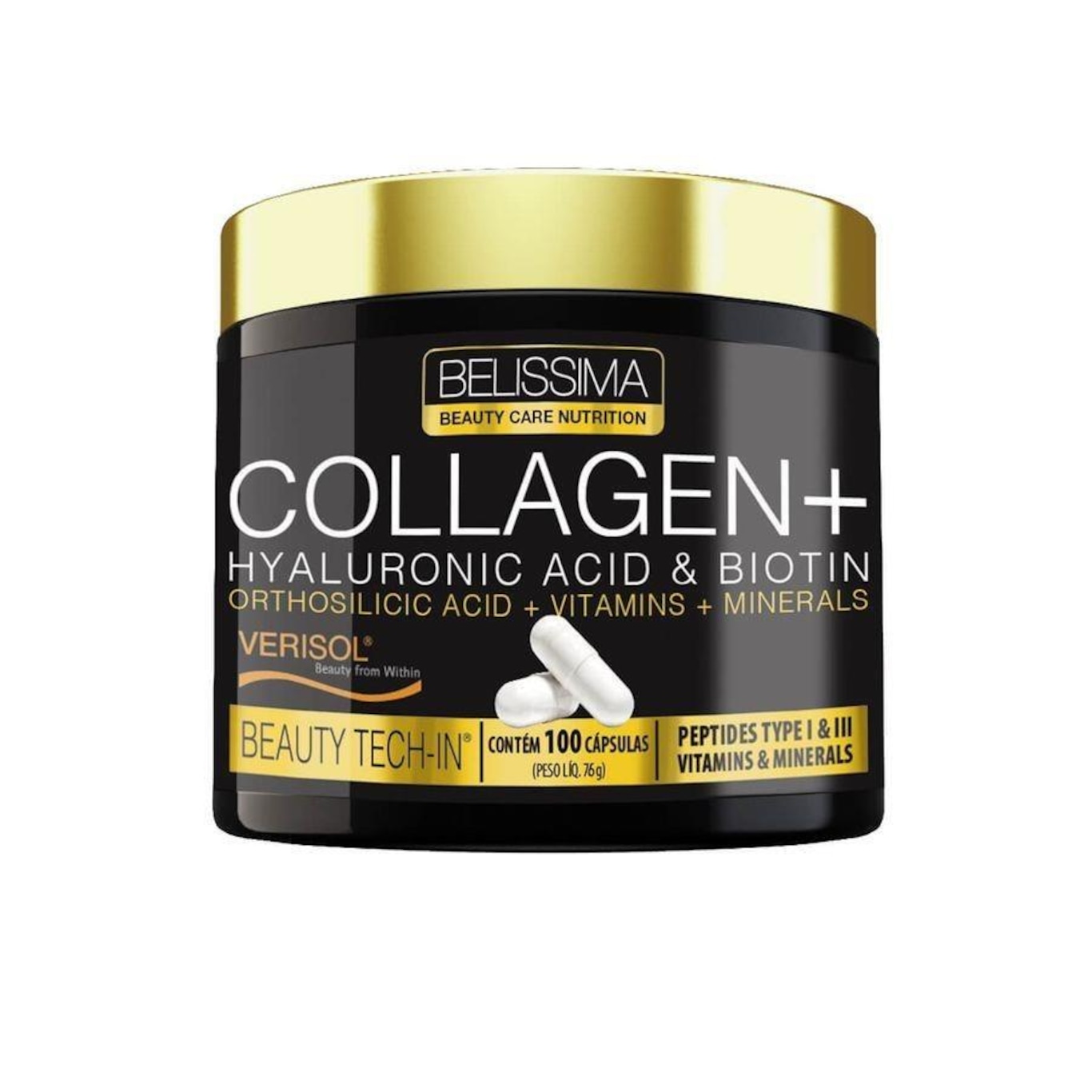 Collagen Plus Belíssima - 100 Capsulas - Foto 1