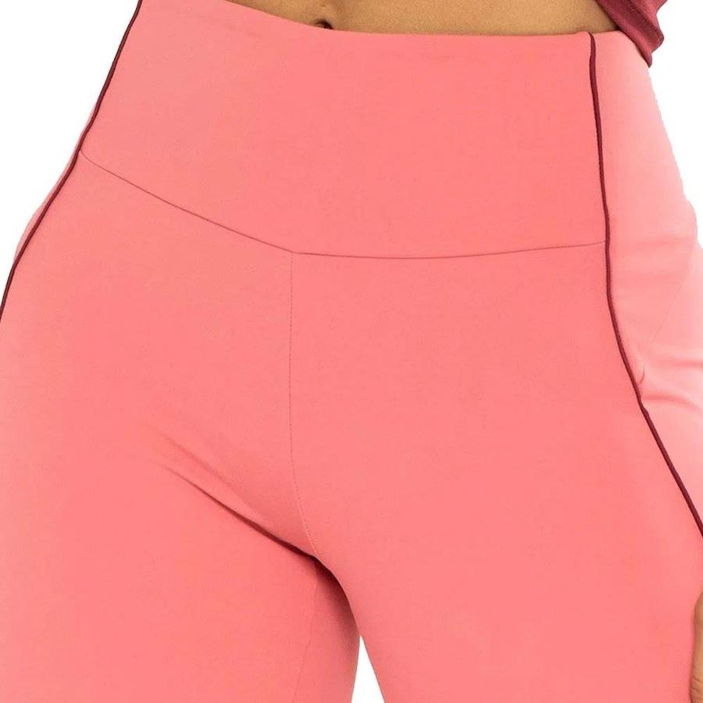 Calça Legging Alto Giro Hyper Recortes - Feminina - Foto 4