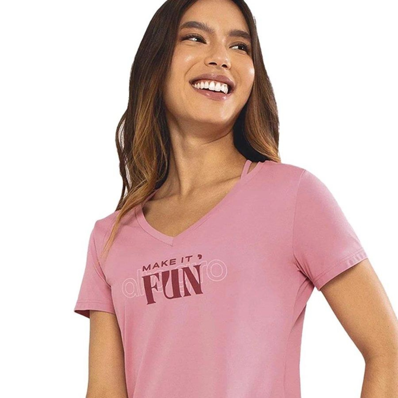 Camiseta Alto Giro Make It Fun - Feminina - Foto 3