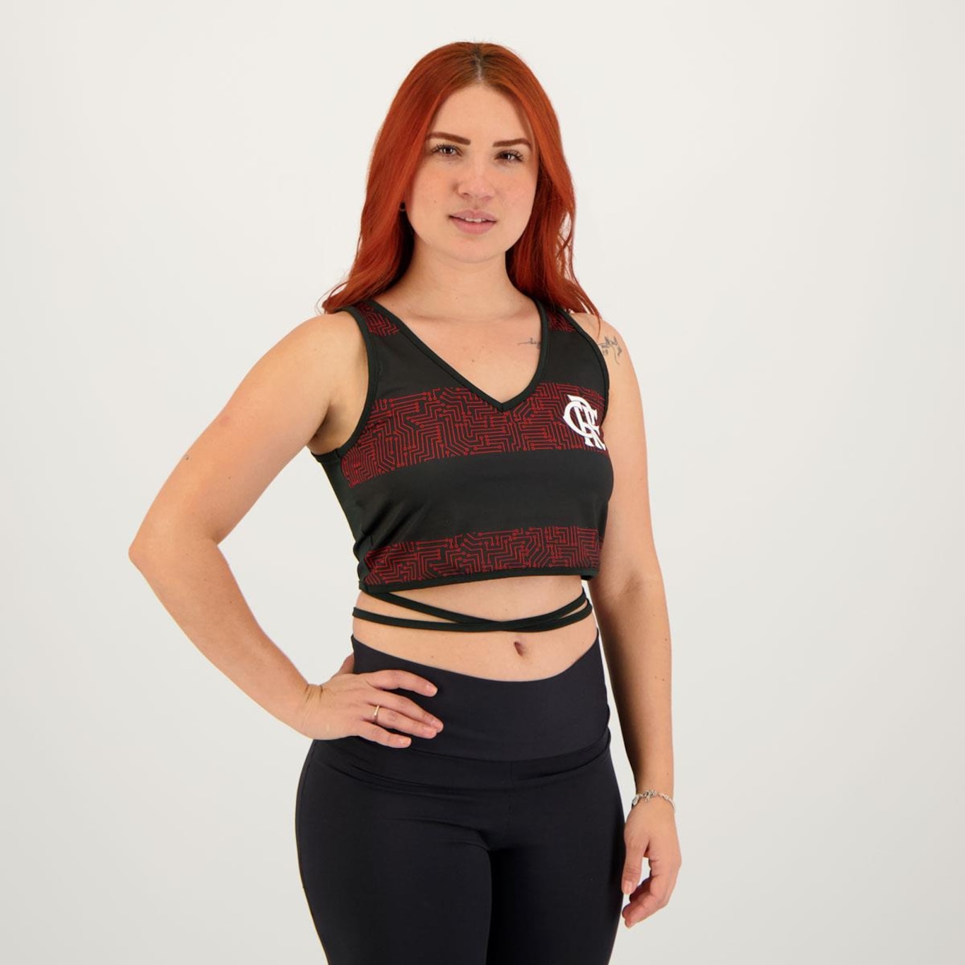 Blusa Cropped do Flamengo Intellect - Feminina - Foto 2