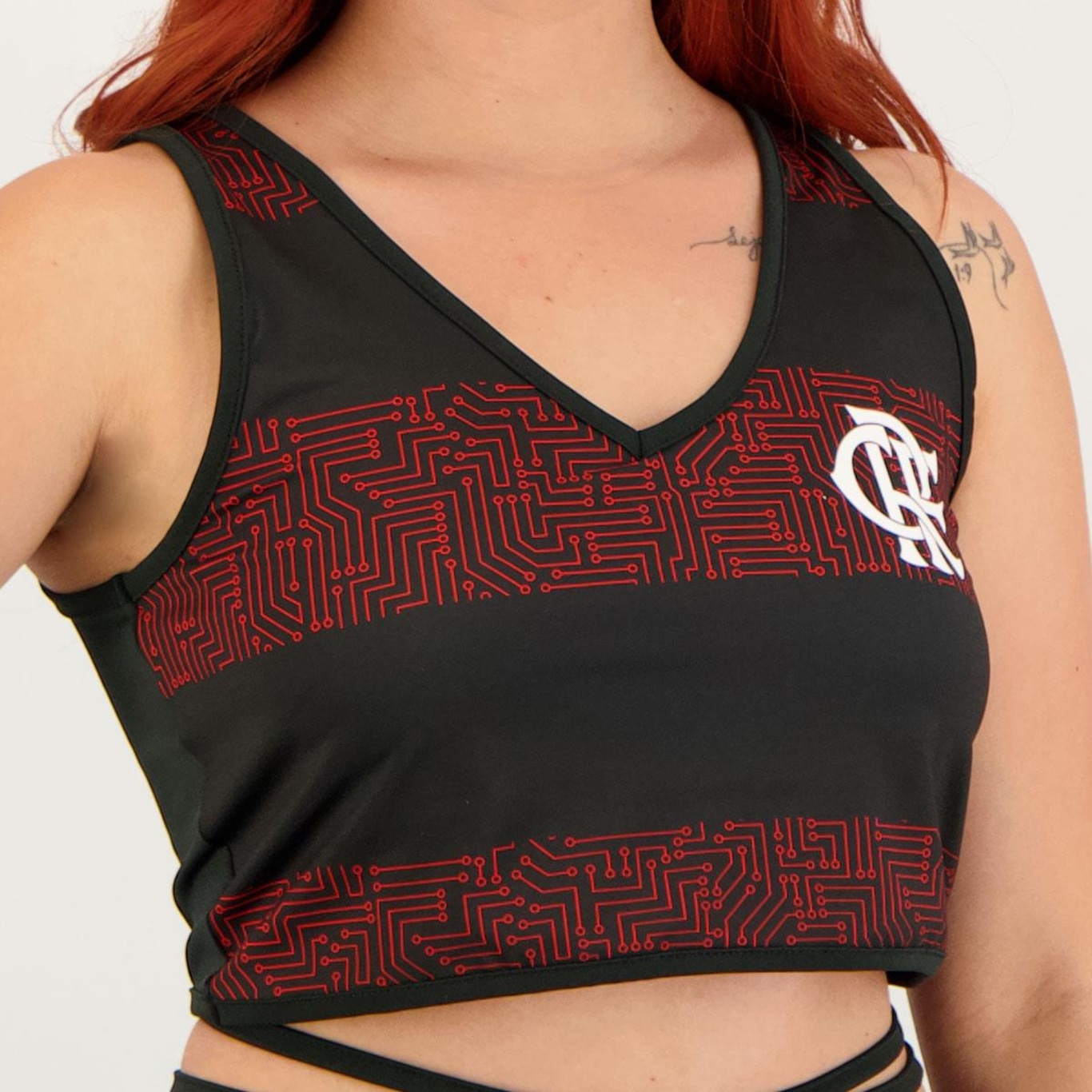 Blusa Cropped do Flamengo Intellect - Feminina - Foto 4