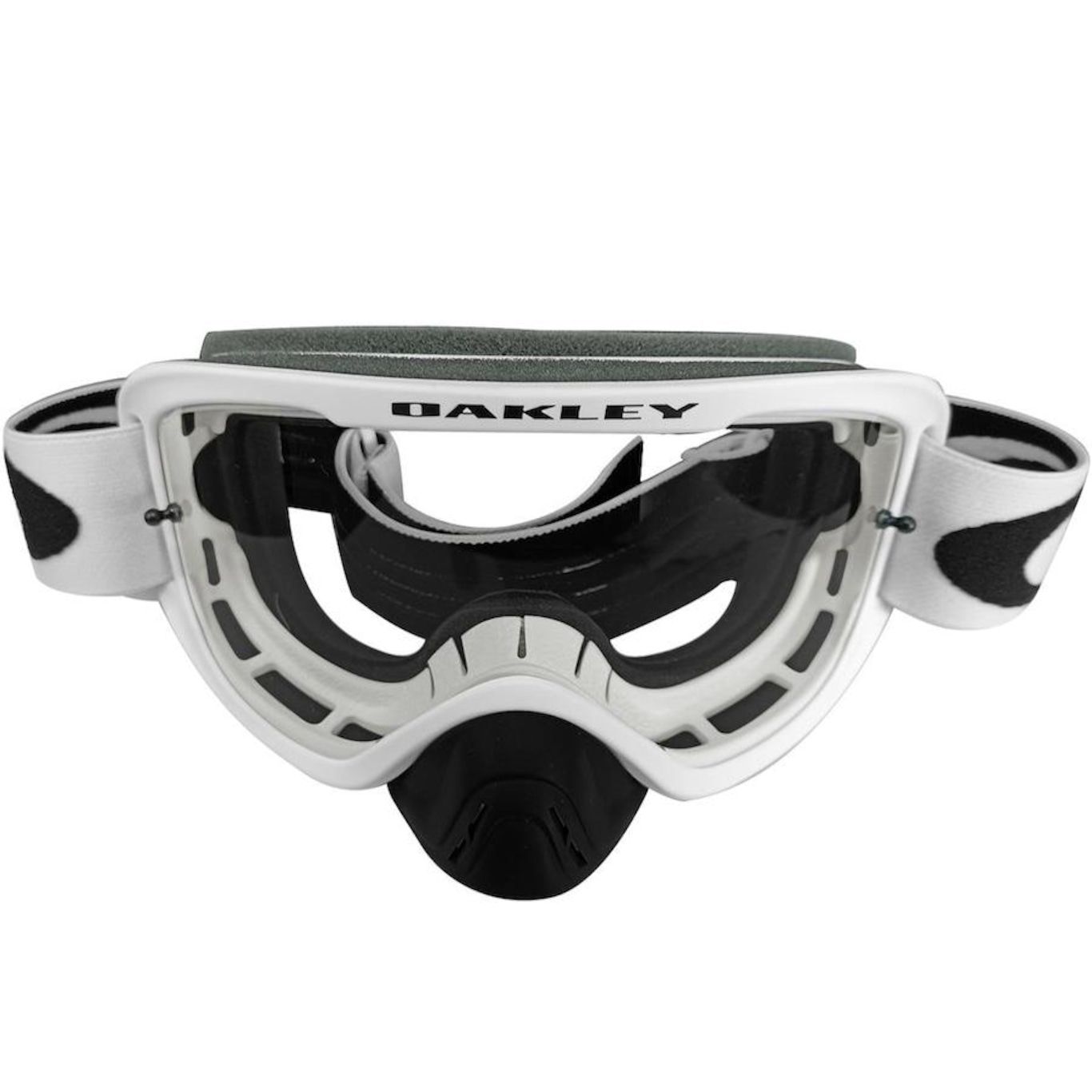 Óculos para Ciclismo Oakley Goggle O Frame 2.0 Pró Mx Matte Lente Clear - Adulto - Foto 2