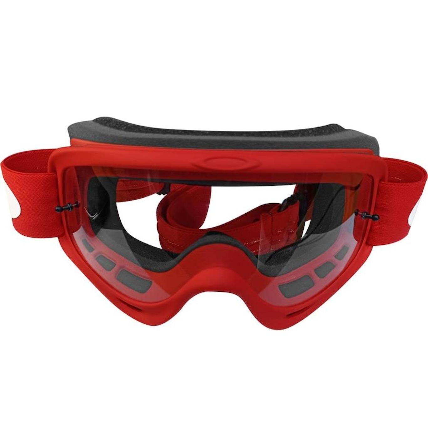 Óculos para Ciclismo Oakley Goggle O Frame Mx Moto Lente Clear - Adulto - Foto 2