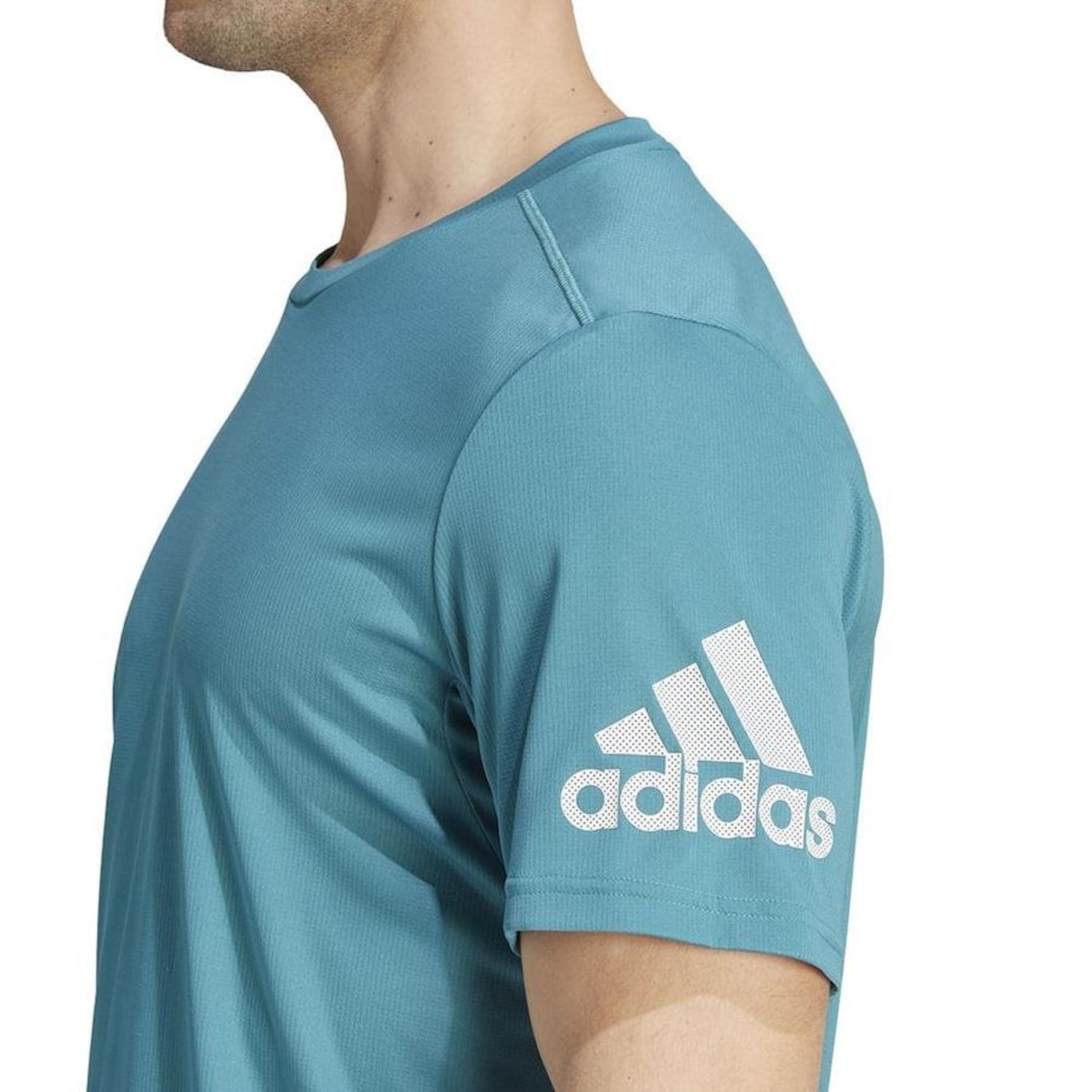 Camiseta adidas Run It - Masculina - Foto 4