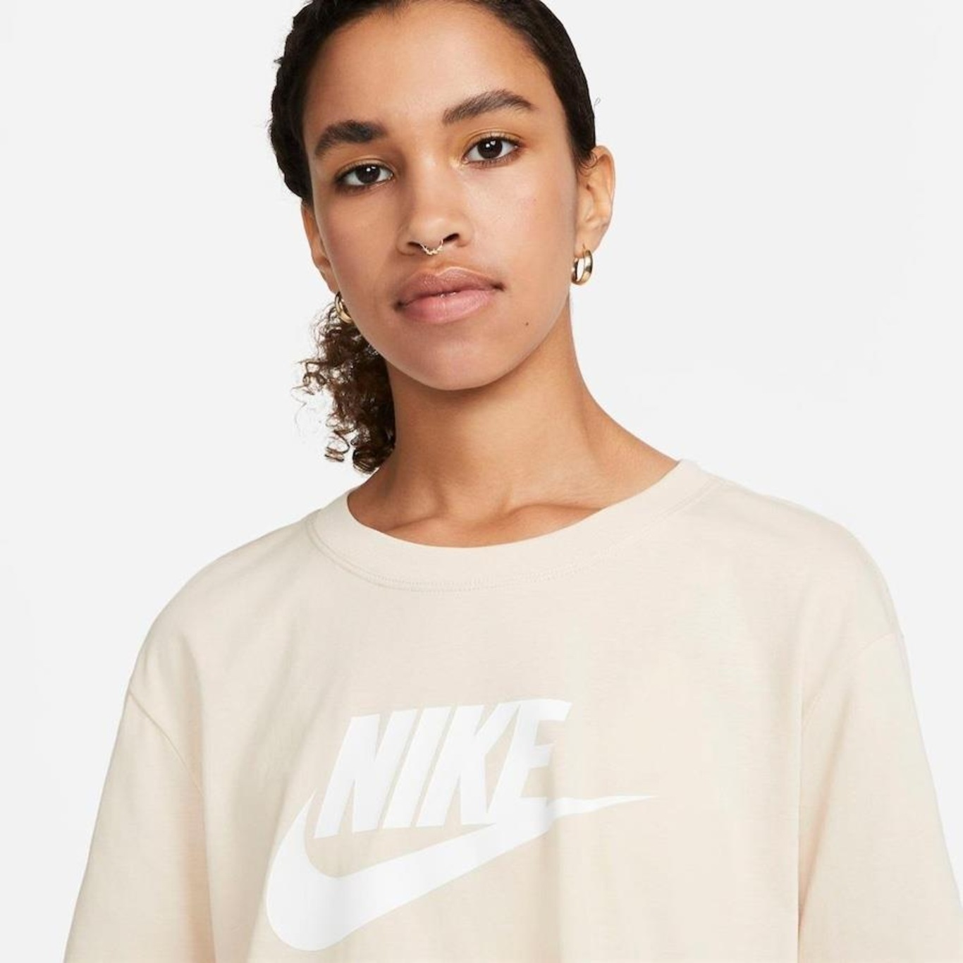 Plus Size - Camiseta Nike Sportswear Fiber Feminina - Nike