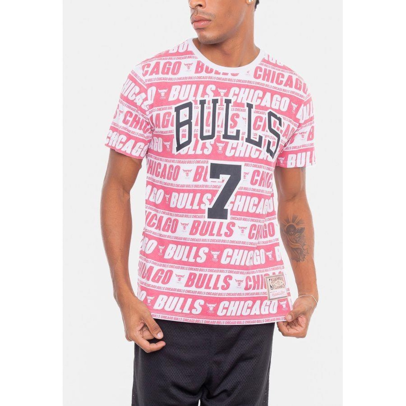 Camiseta Mitchell & Ness Especial Chicago Bulls - Masculina - Foto 3