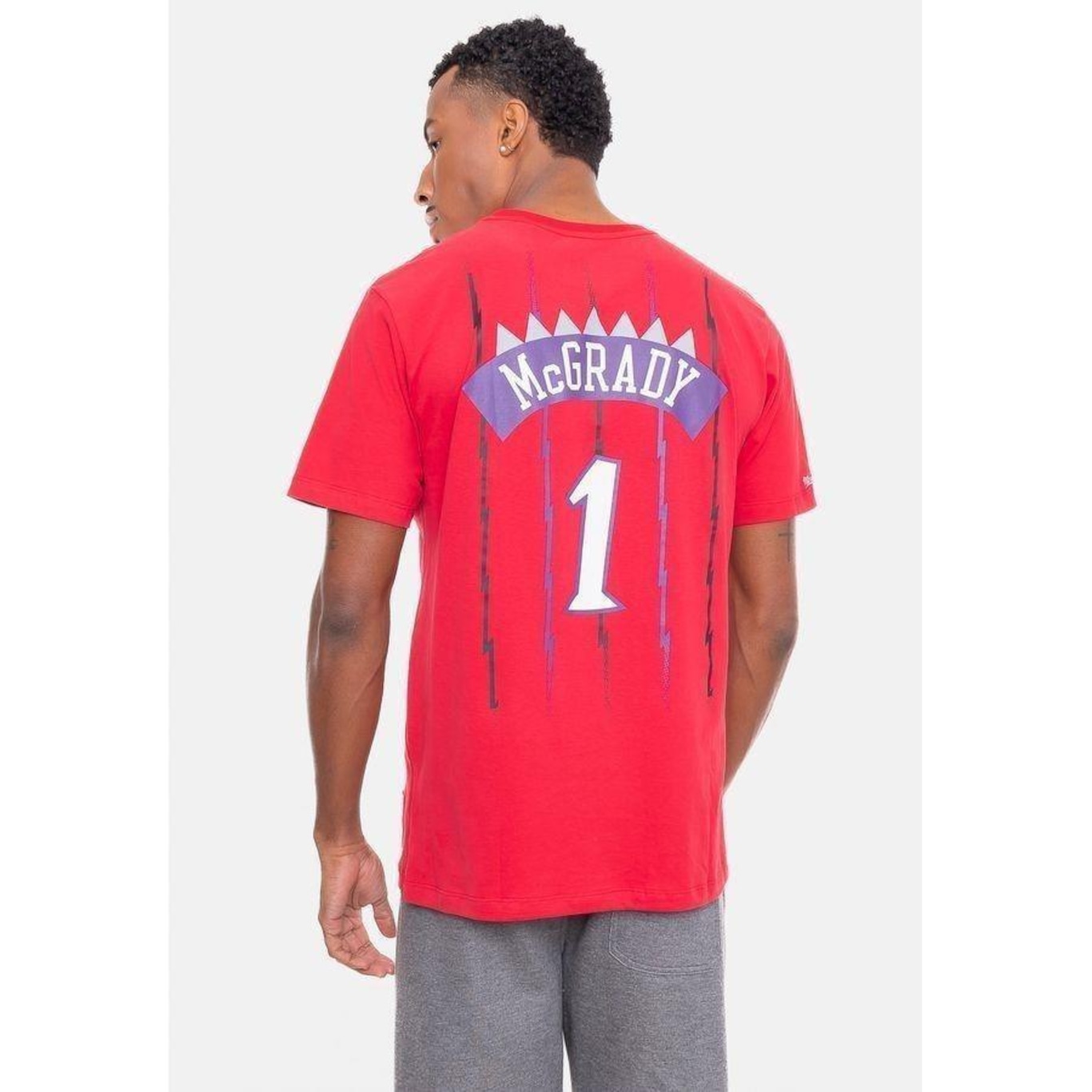 Camiseta Mitchell & Ness Name And Number Tracy Mcgrady - Masculina - Foto 2