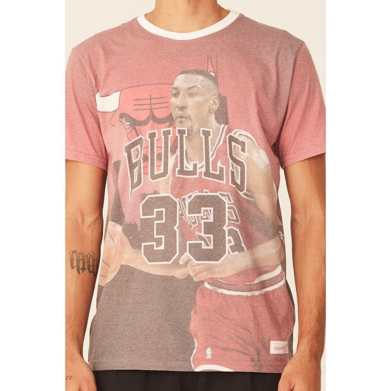 Camiseta Mitchell & Ness Estampada Chicago Bulls Scottie Pippen - Masculina - Foto 2