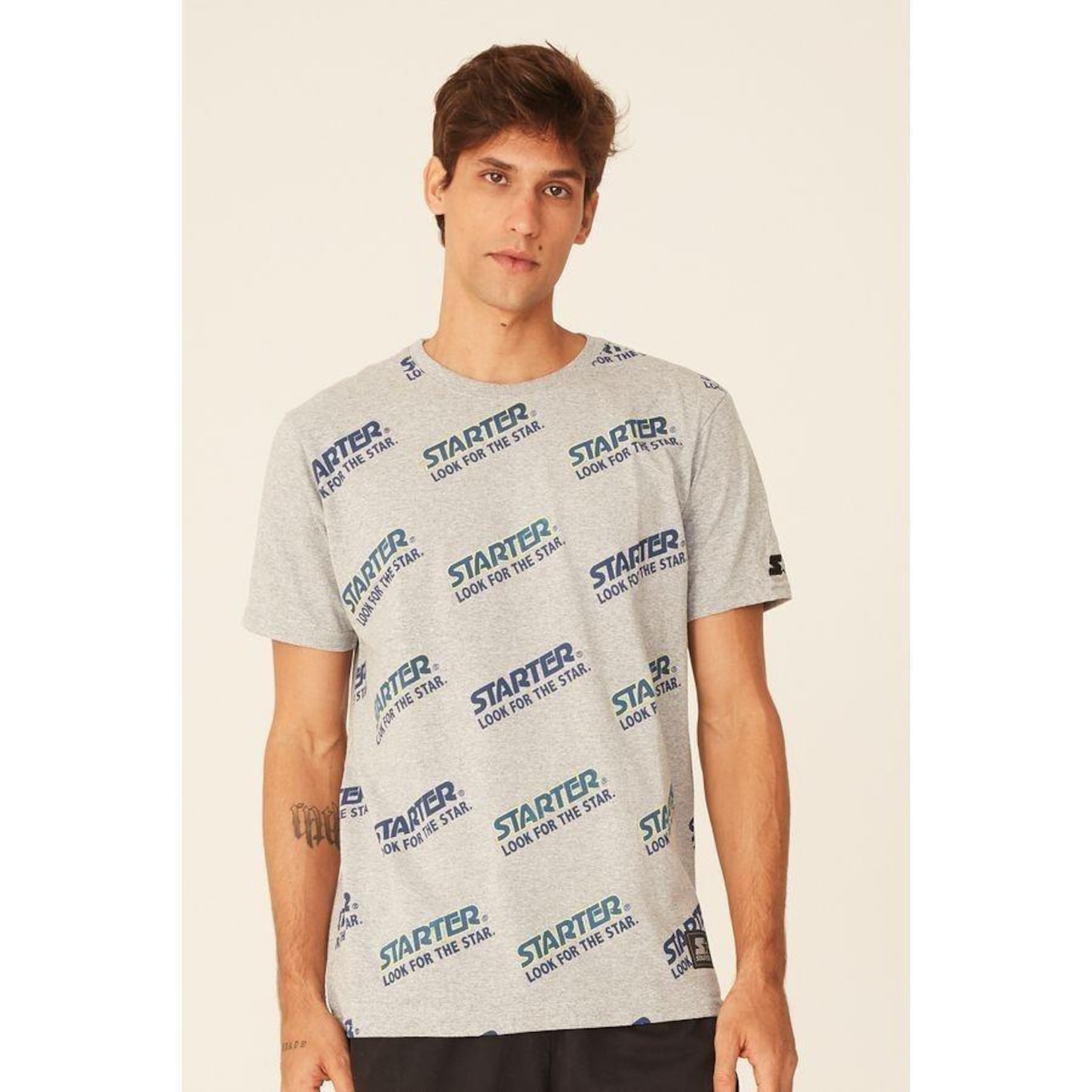 Camiseta Starter Básica Estampada - Masculina - Foto 1