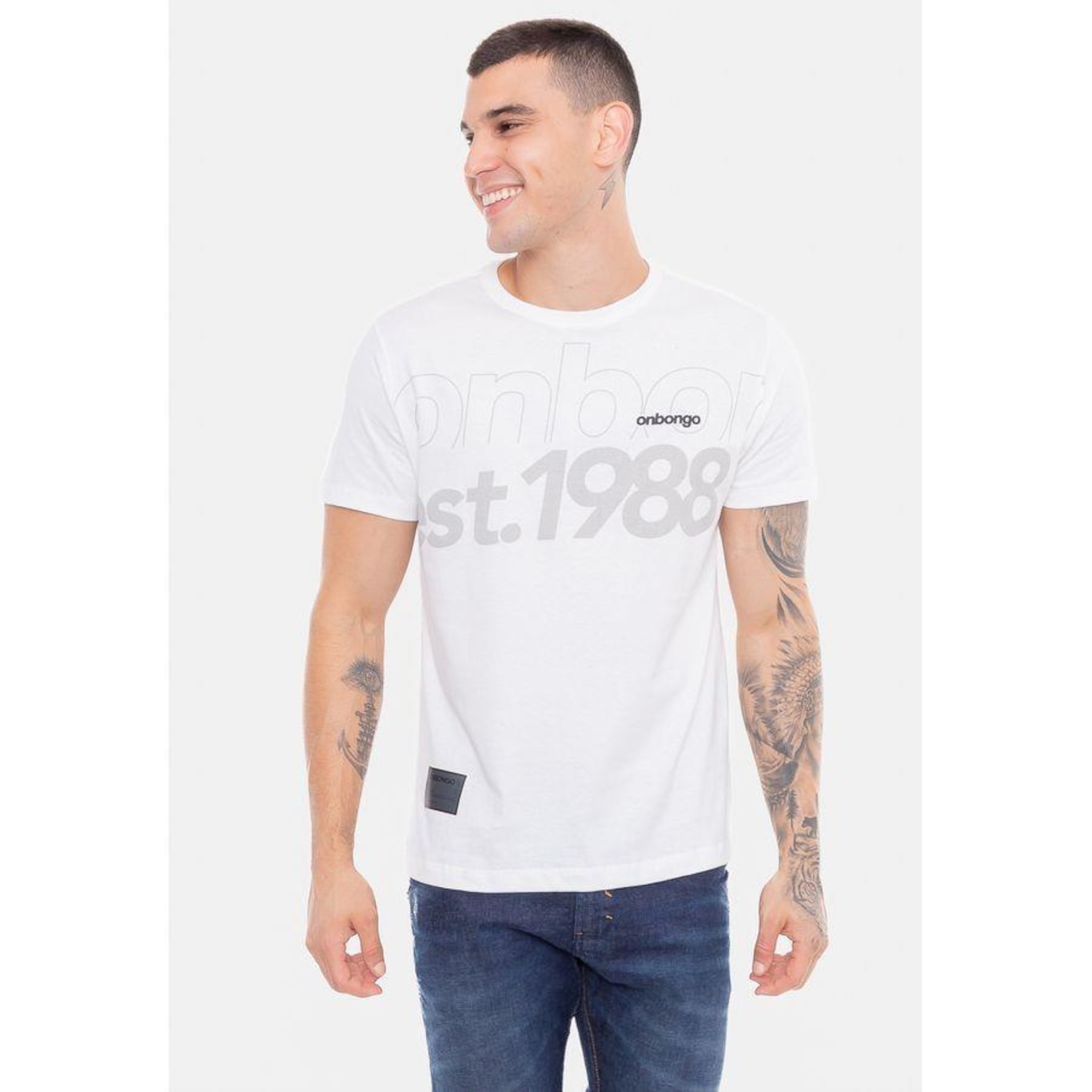 Camiseta Onbongo Estampada - Masculina - Foto 2