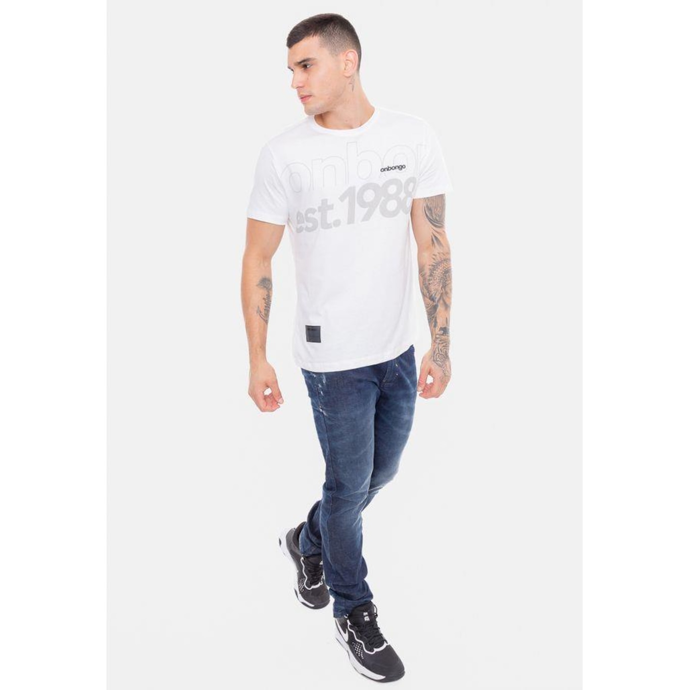 Camiseta Onbongo Estampada - Masculina - Foto 5