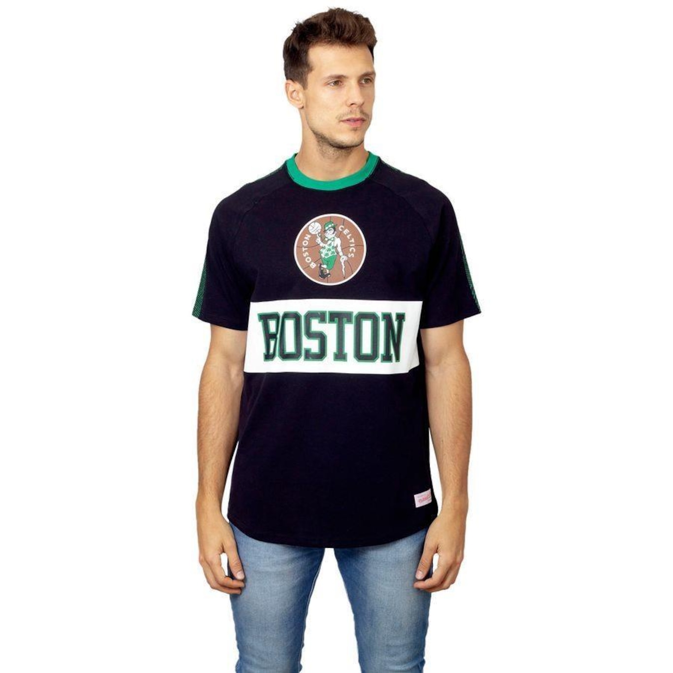 Camiseta Mitchell & Ness Especial Estampada Boston Celtics - Masculina - Foto 1