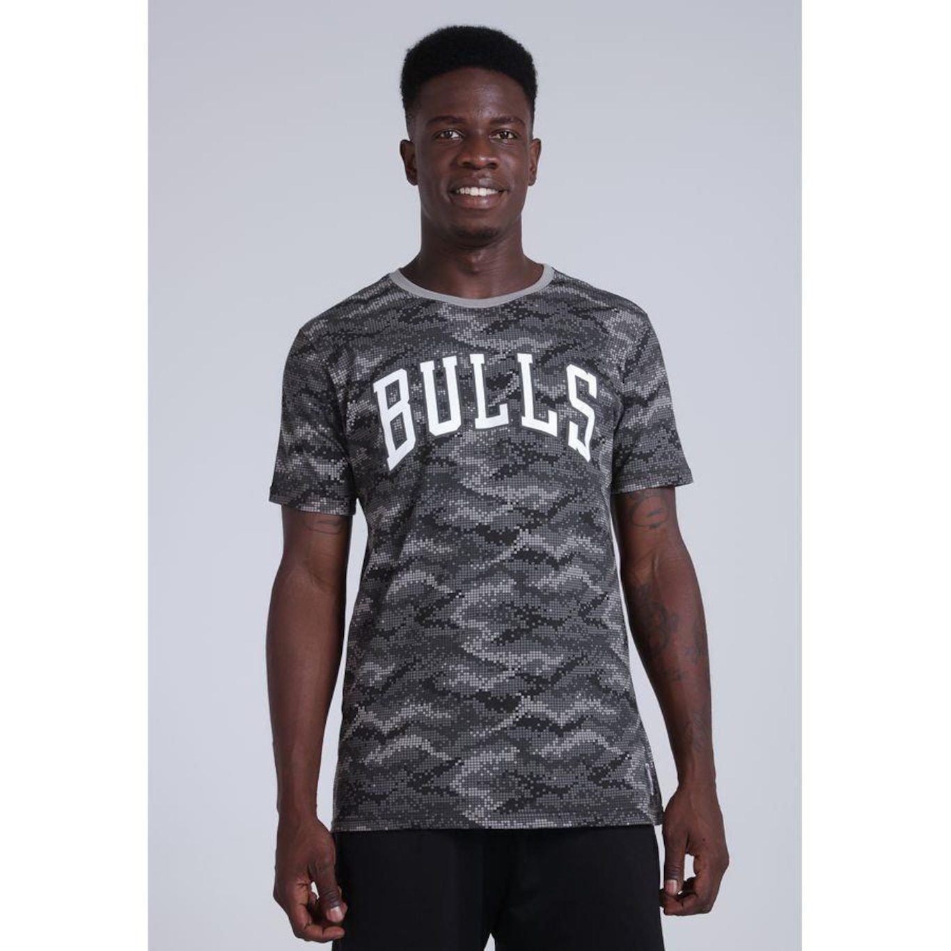 Camiseta NBA Estampada Chicago Bulls Casual - Masculina - Foto 1