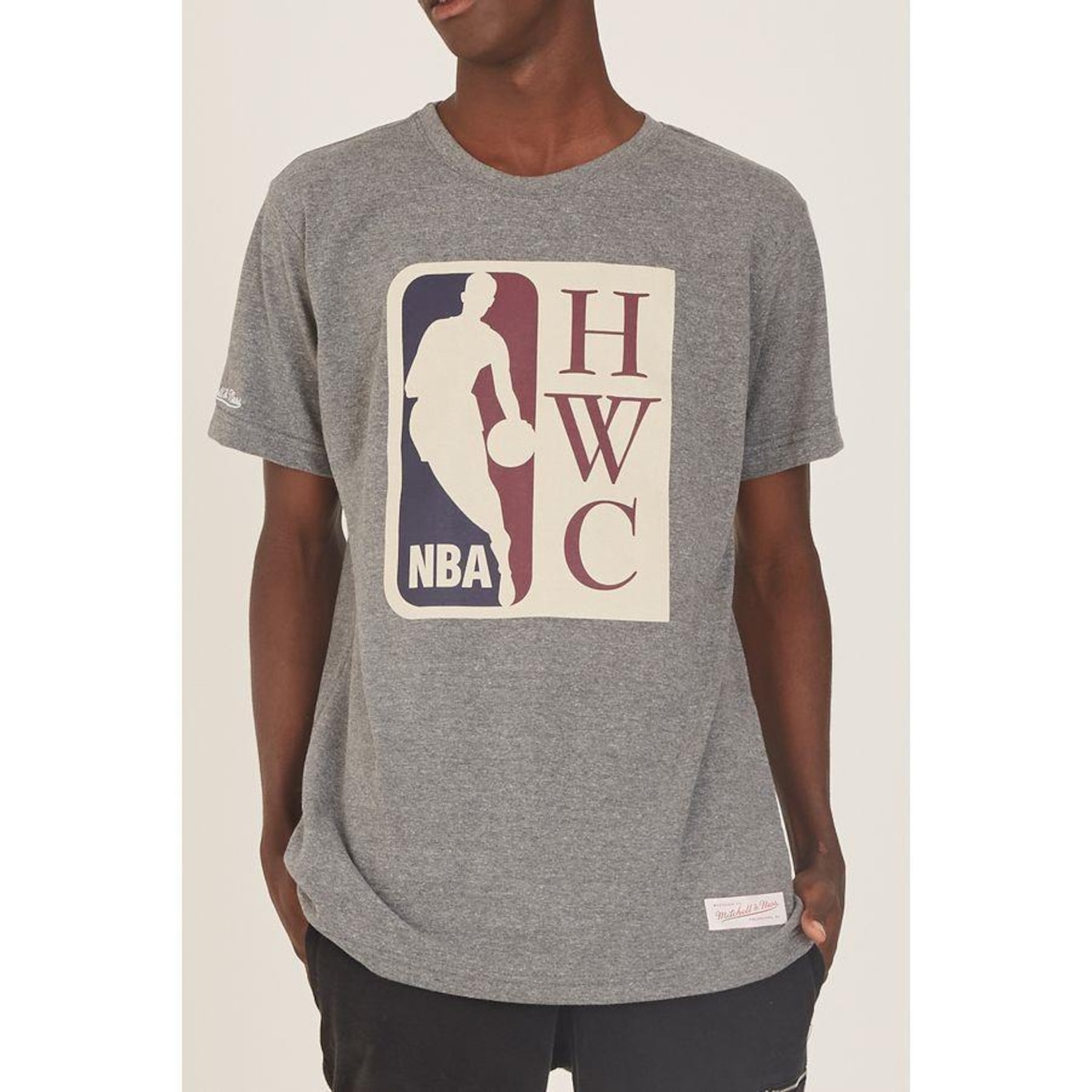 Camiseta Mitchell & Ness Estampada Logman - Masculina - Foto 1