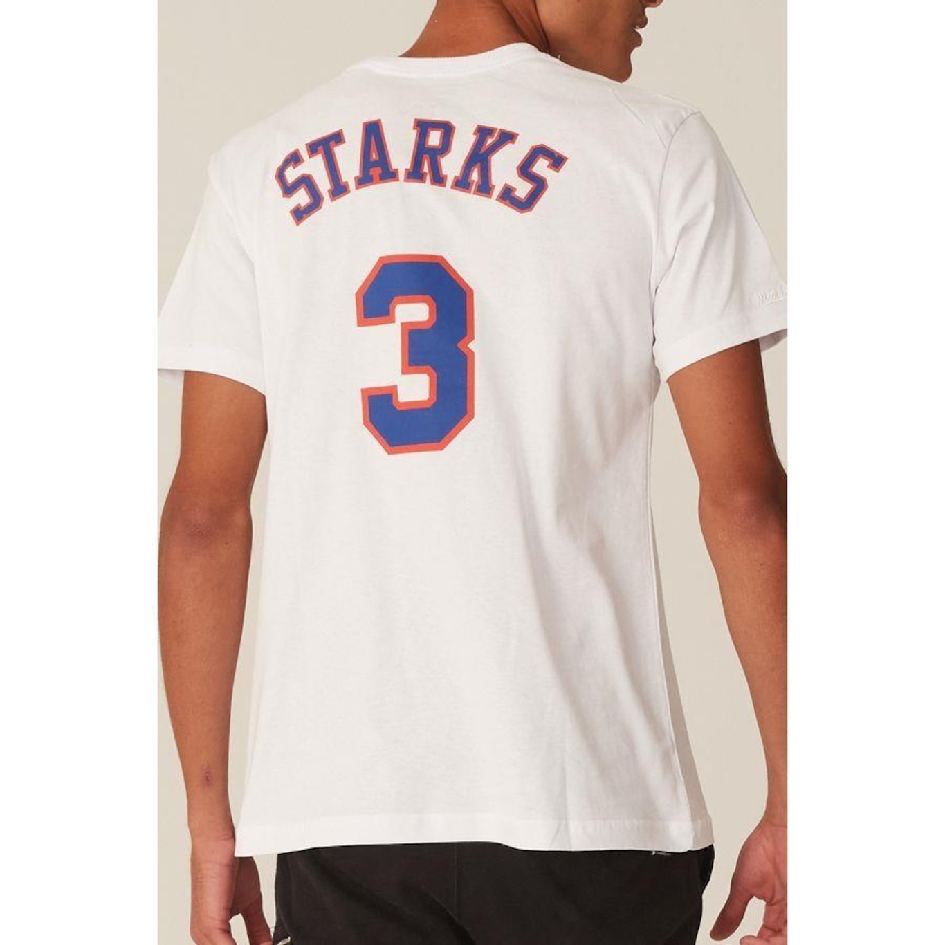 Camiseta Mitchell & Ness Estampada New York Knicks John Starks - Masculina - Foto 4