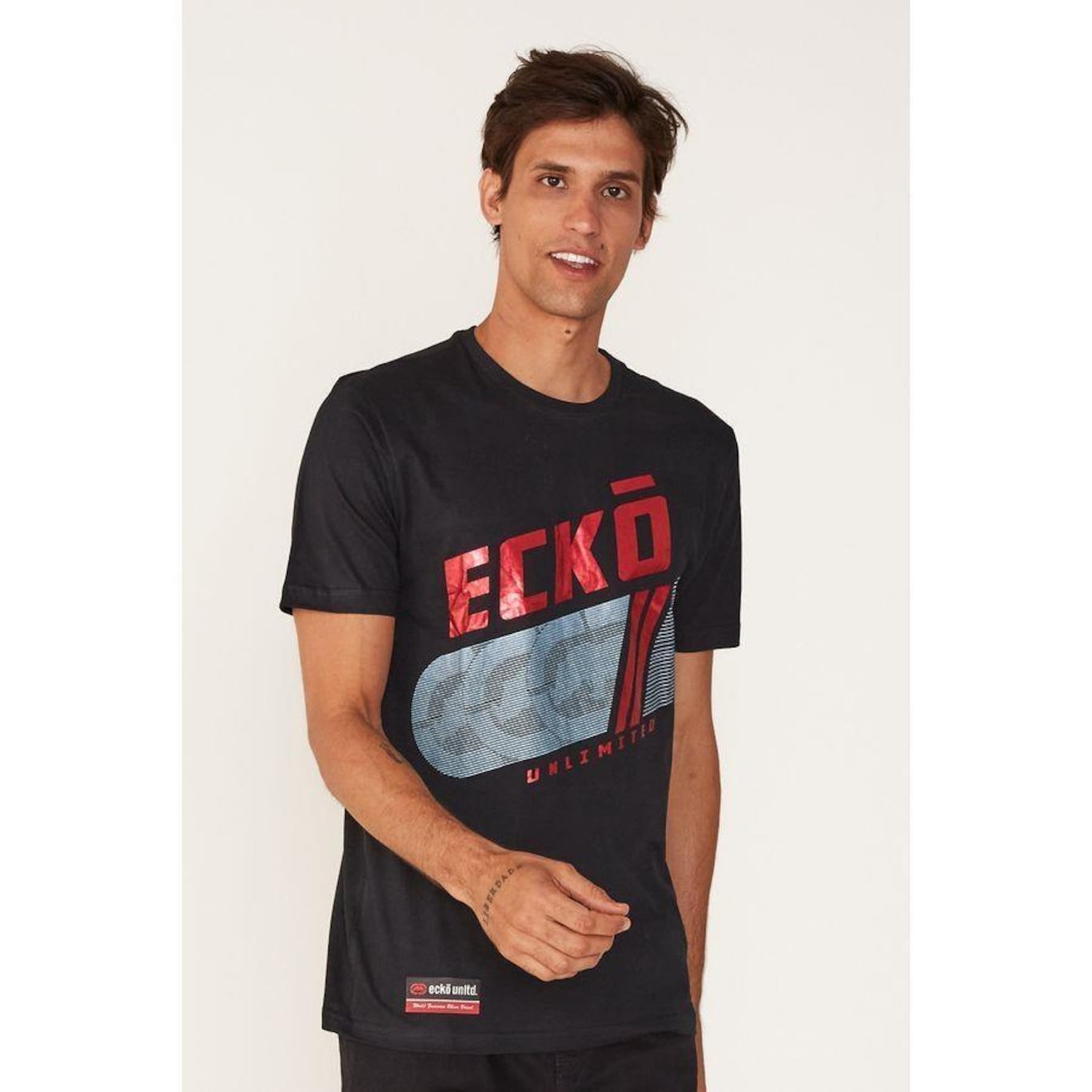 Camiseta Ecko Estampada - Masculina - Foto 1