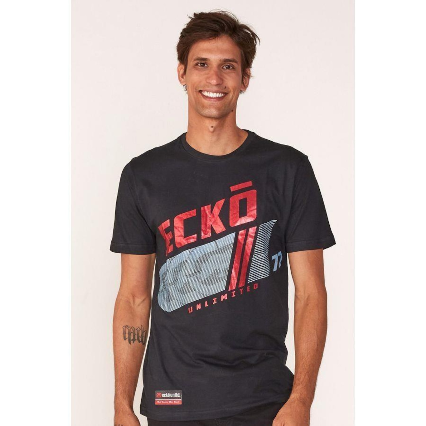 Camiseta Ecko Estampada - Masculina - Foto 3