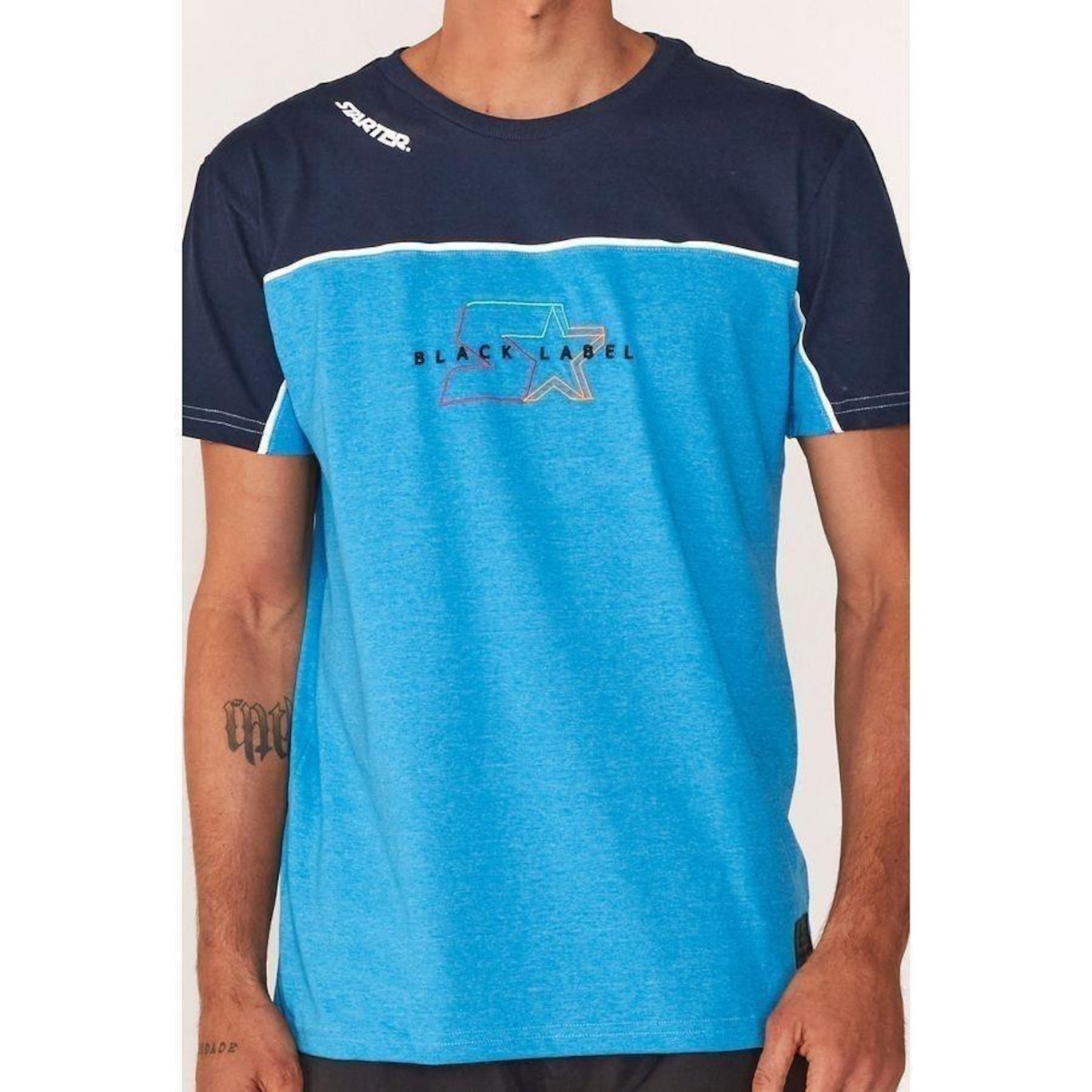 Camiseta Starter Especial Azul Marinho - Masculino - Foto 4