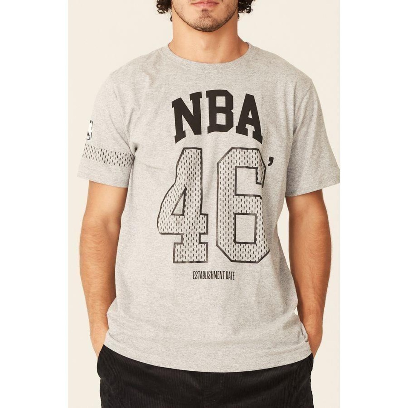 Camiseta Nba Estampada Casual - Masculina - Foto 4