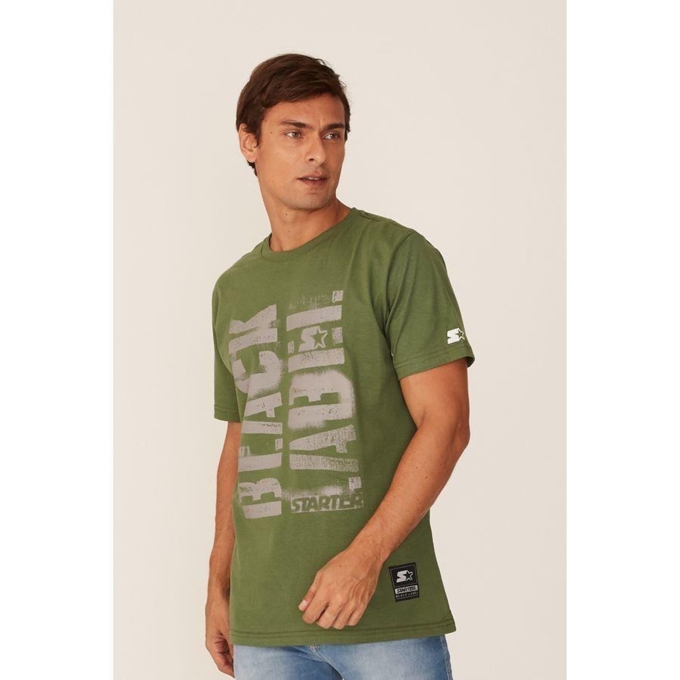 Camiseta Starter Estampada Militar - Masculina - Foto 2