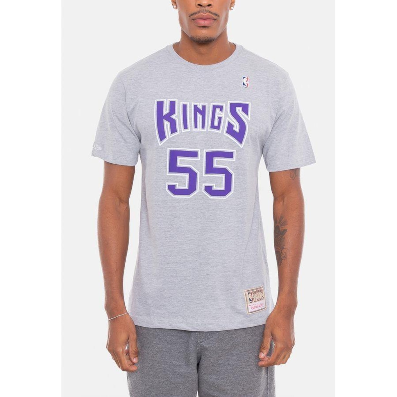 Camiseta Mitchell & Ness Especial Sacramento Kings - Masculina - Foto 1