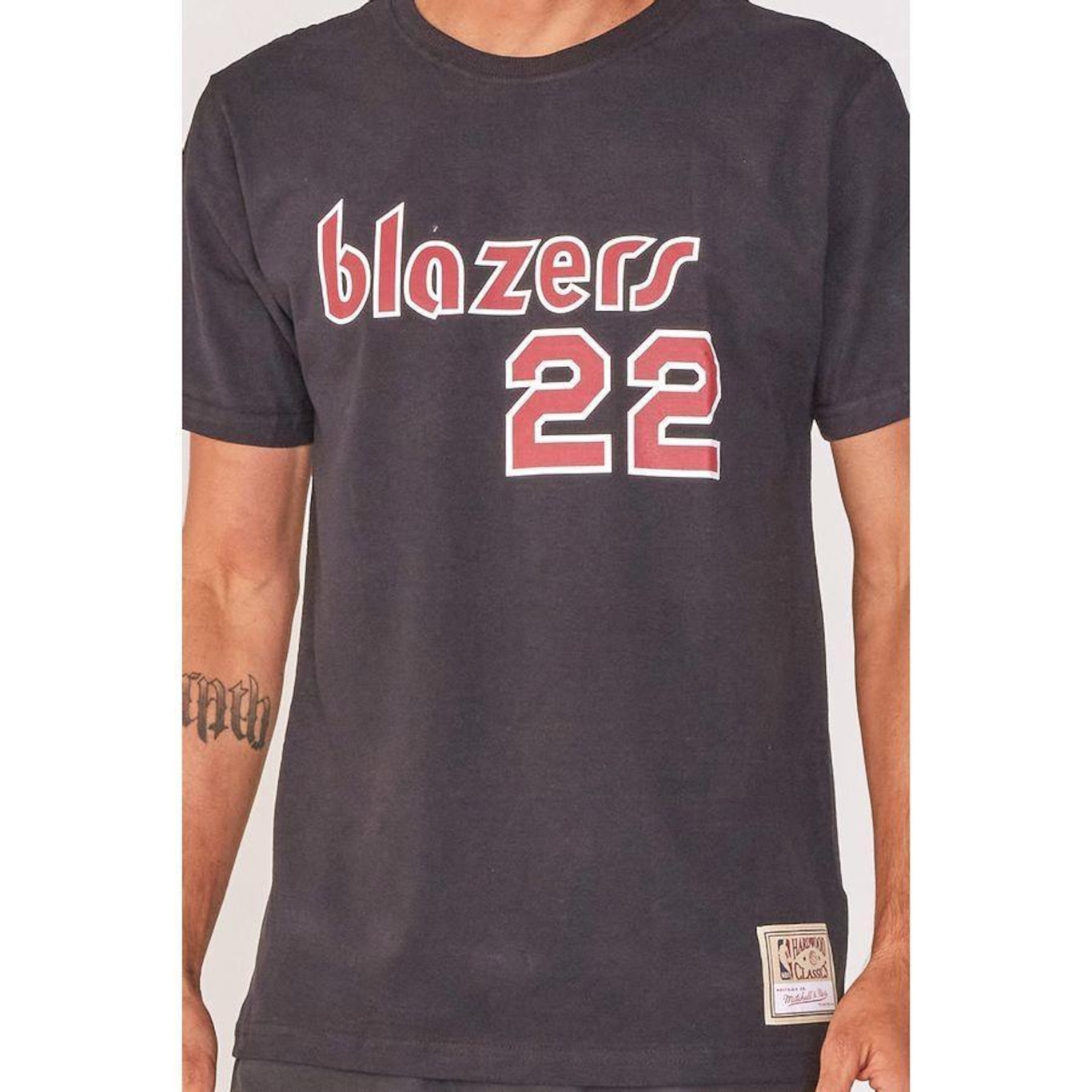 Camiseta Mitchell & Ness Especial Portland Trail Blazers - Masculina - Foto 3