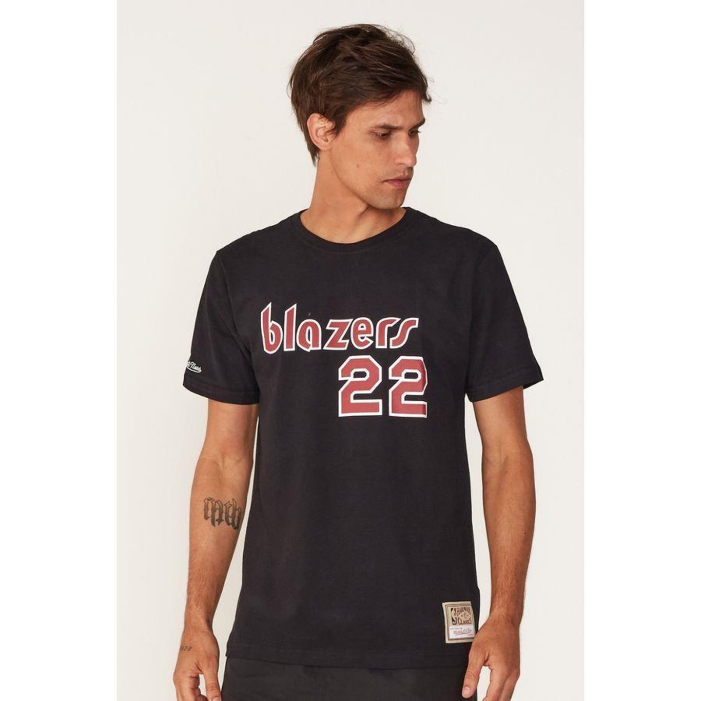 Camiseta Mitchell & Ness Especial Portland Trail Blazers - Masculina - Foto 4