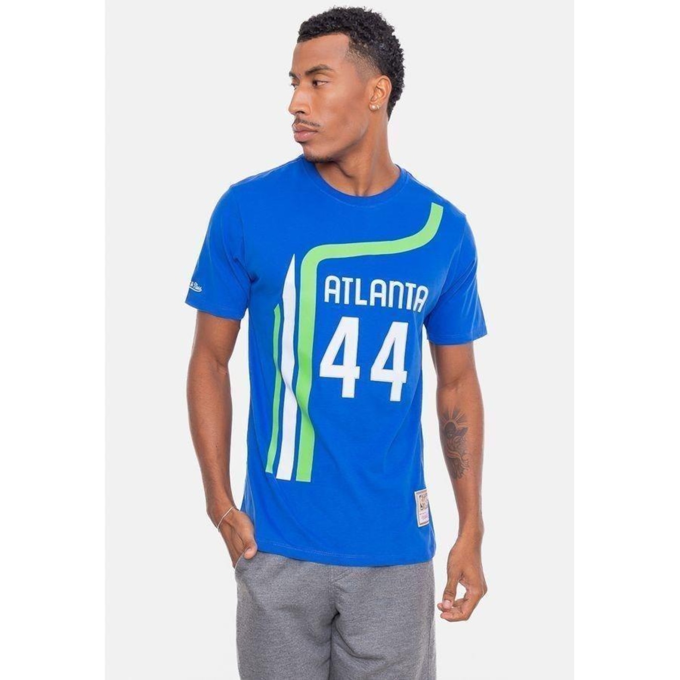 Camiseta Mitchell & Ness Name And Number Pistol - Masculina - Foto 1