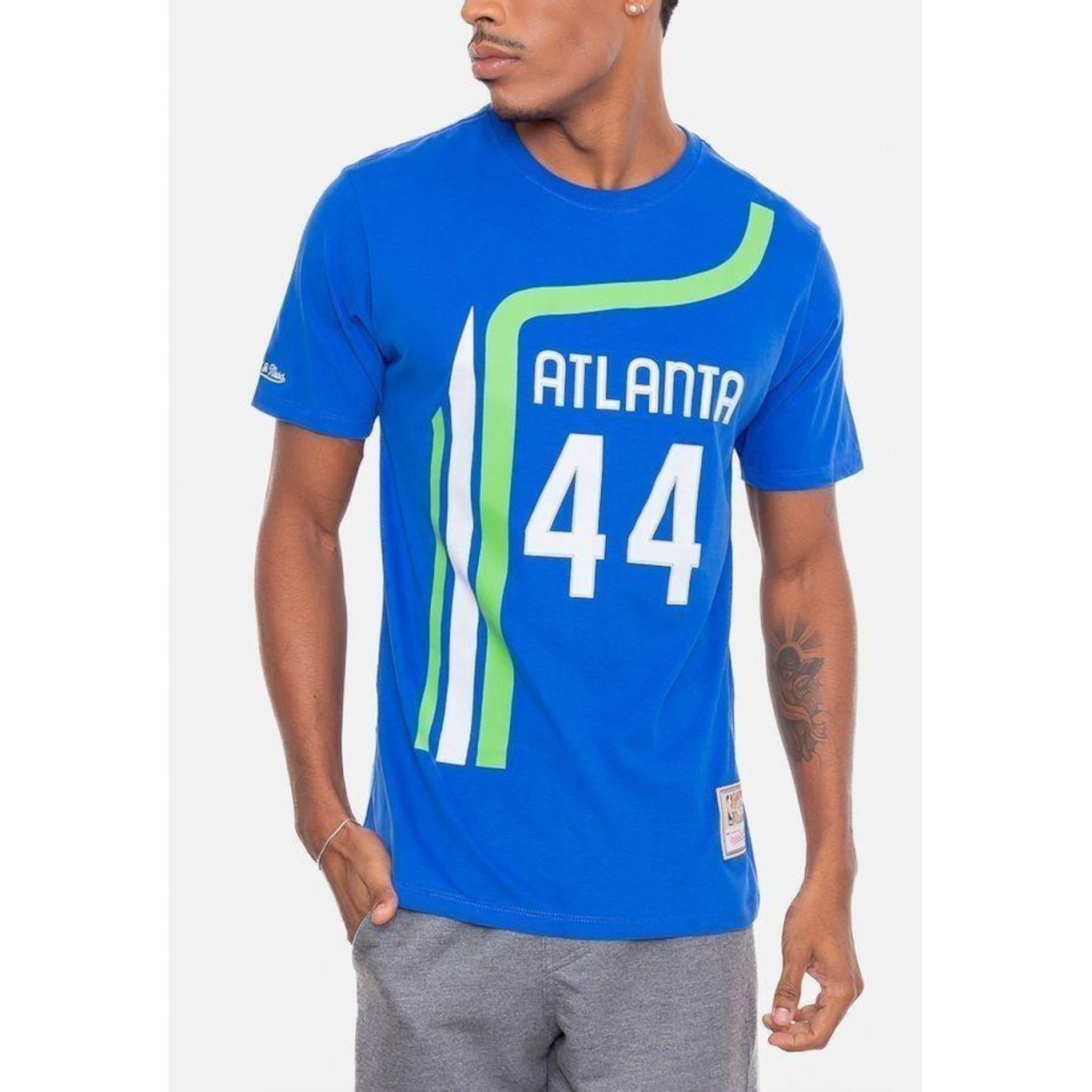 Camiseta Mitchell & Ness Name And Number Pistol - Masculina - Foto 4