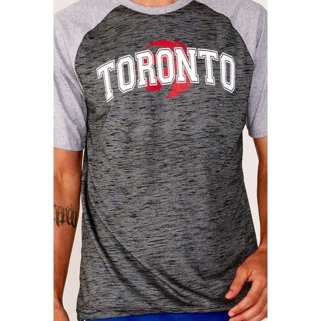 Camiseta NBA Especial Toronto Raptors Casual - Masculina - Foto 1