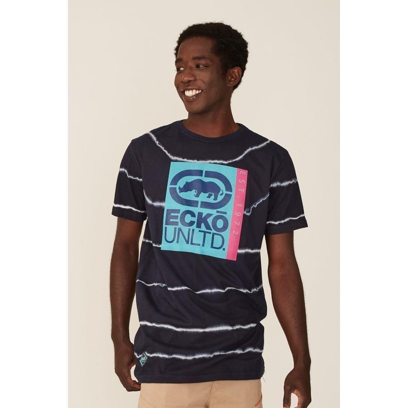 Camiseta Ecko Especial Listrada - Masculina - Foto 1