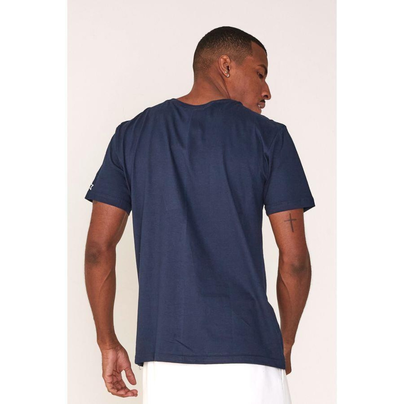 Camiseta Starter Estampada Azul Marinho - Masculino - Foto 4