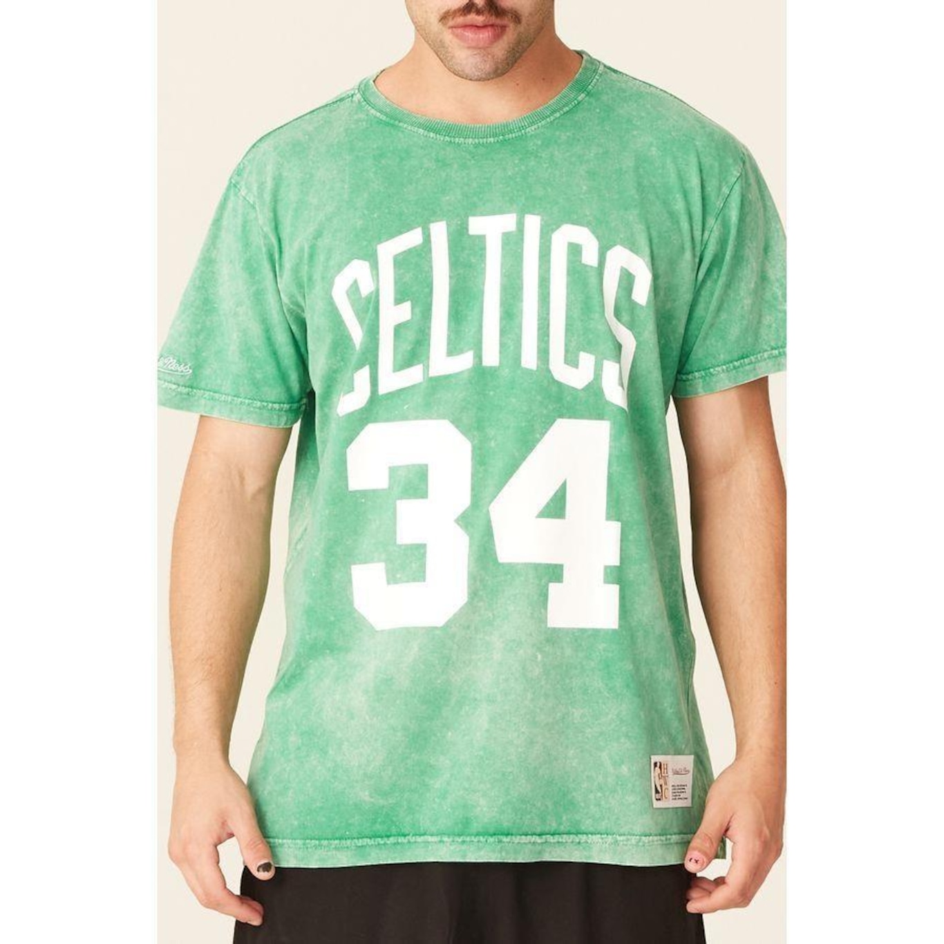 Camiseta Mitchell & Ness Especial Boston Celtics Paul Pierce - Masculina - Foto 1