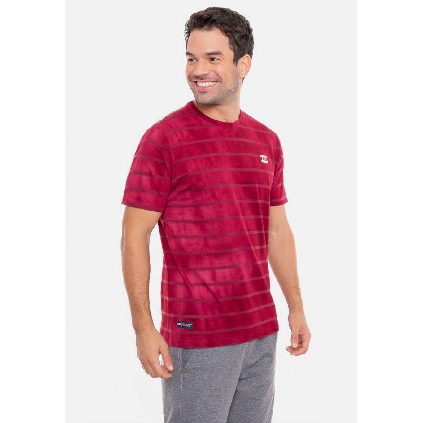 Camiseta HD Stripe Splash - Masculina - Foto 3