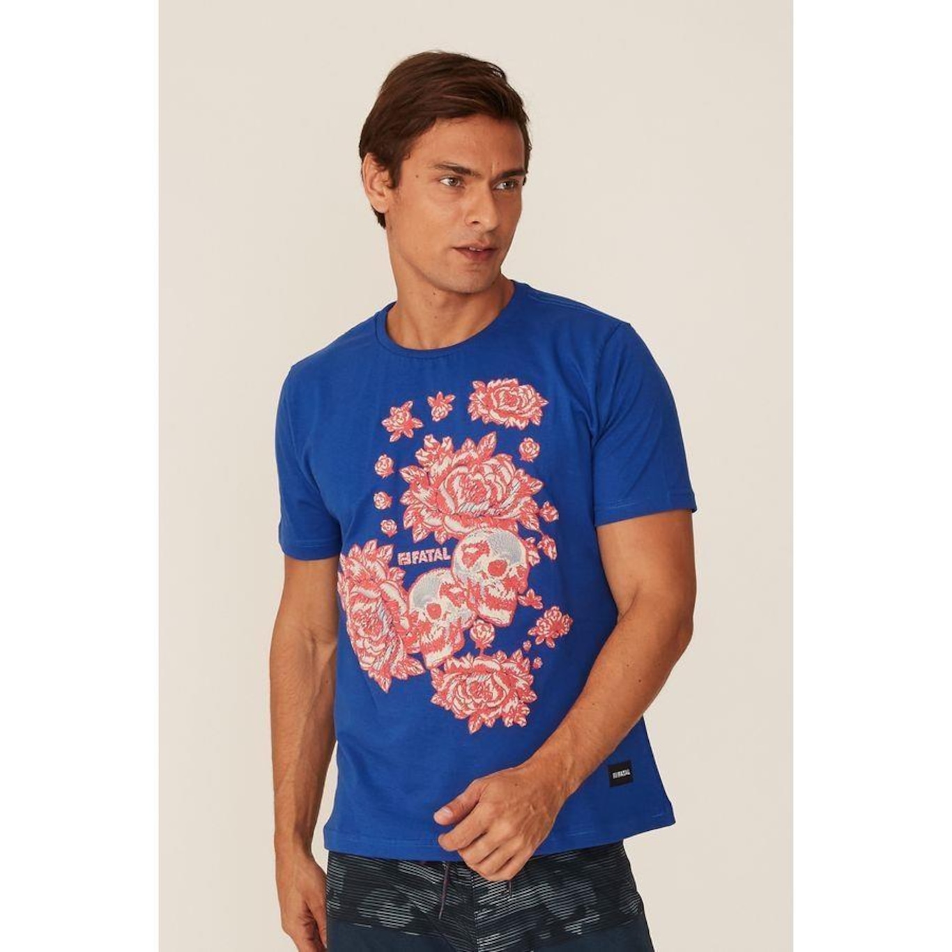 Camiseta Fatal Estampada - Masculina - Foto 1