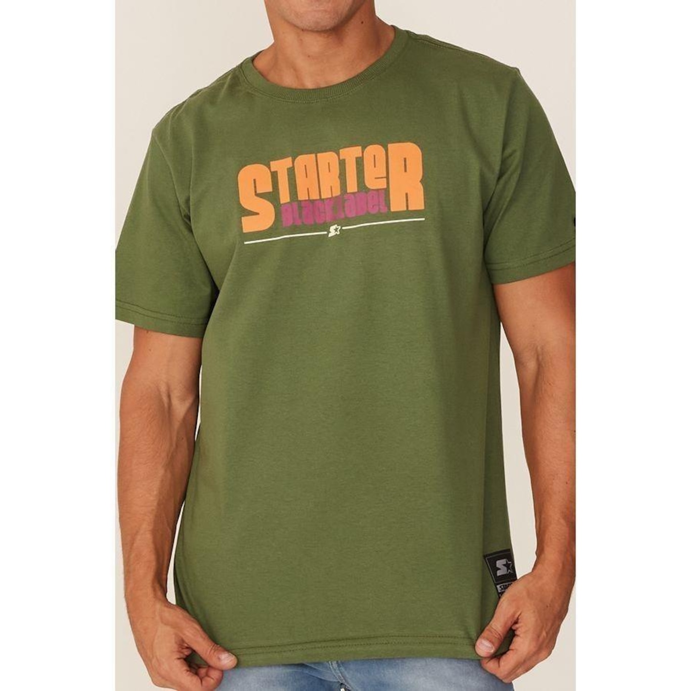 Camiseta Starter Estampada Militar - Masculina - Foto 3