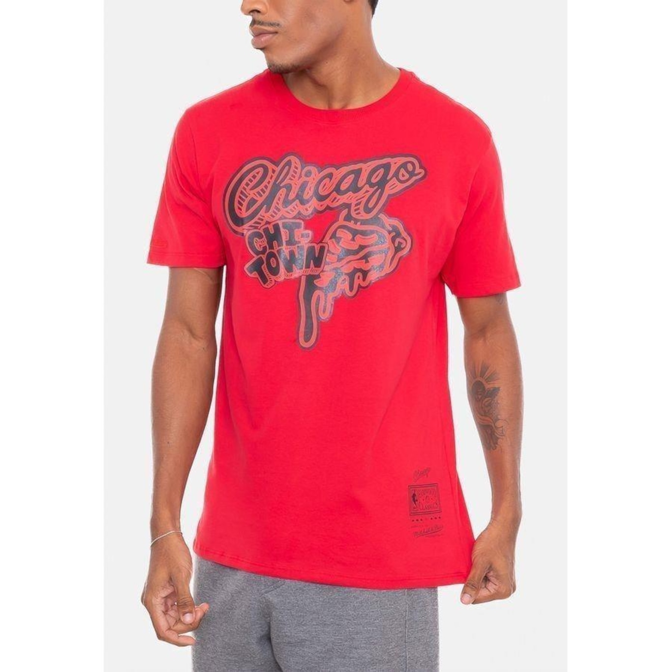 Camiseta Mitchell & Ness Nba Food - Masculina - Foto 1