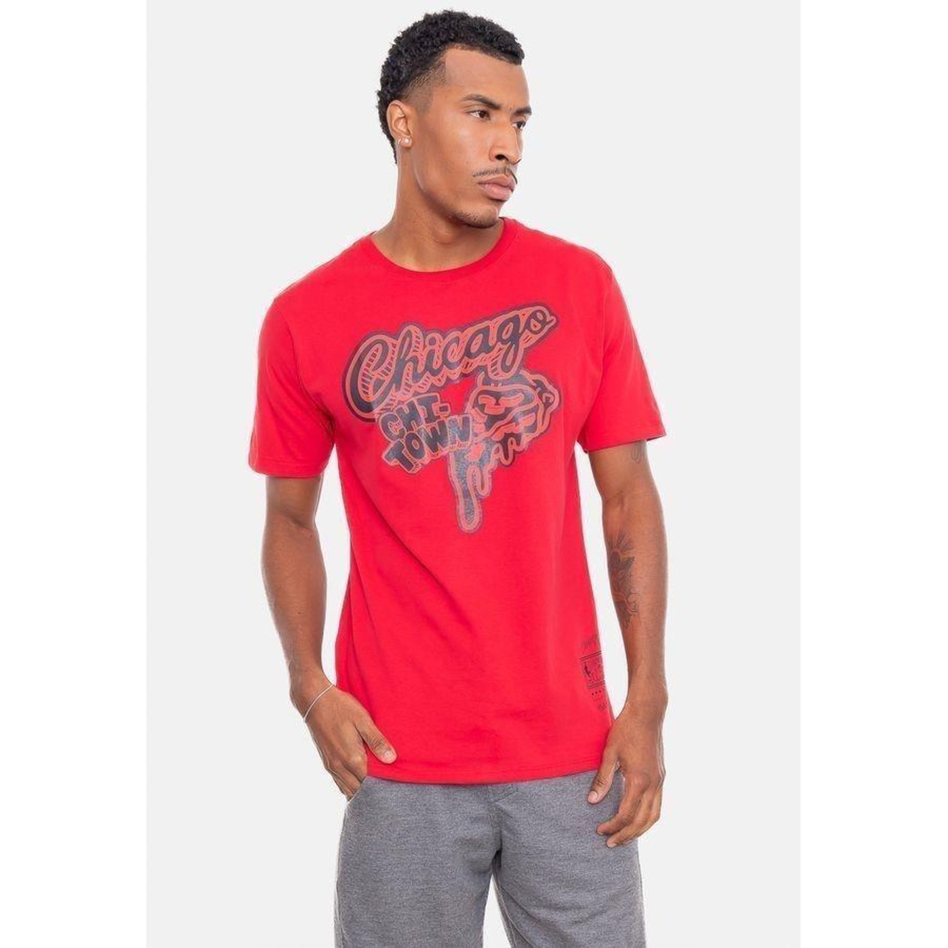 Camiseta Mitchell & Ness Nba Food - Masculina - Foto 3