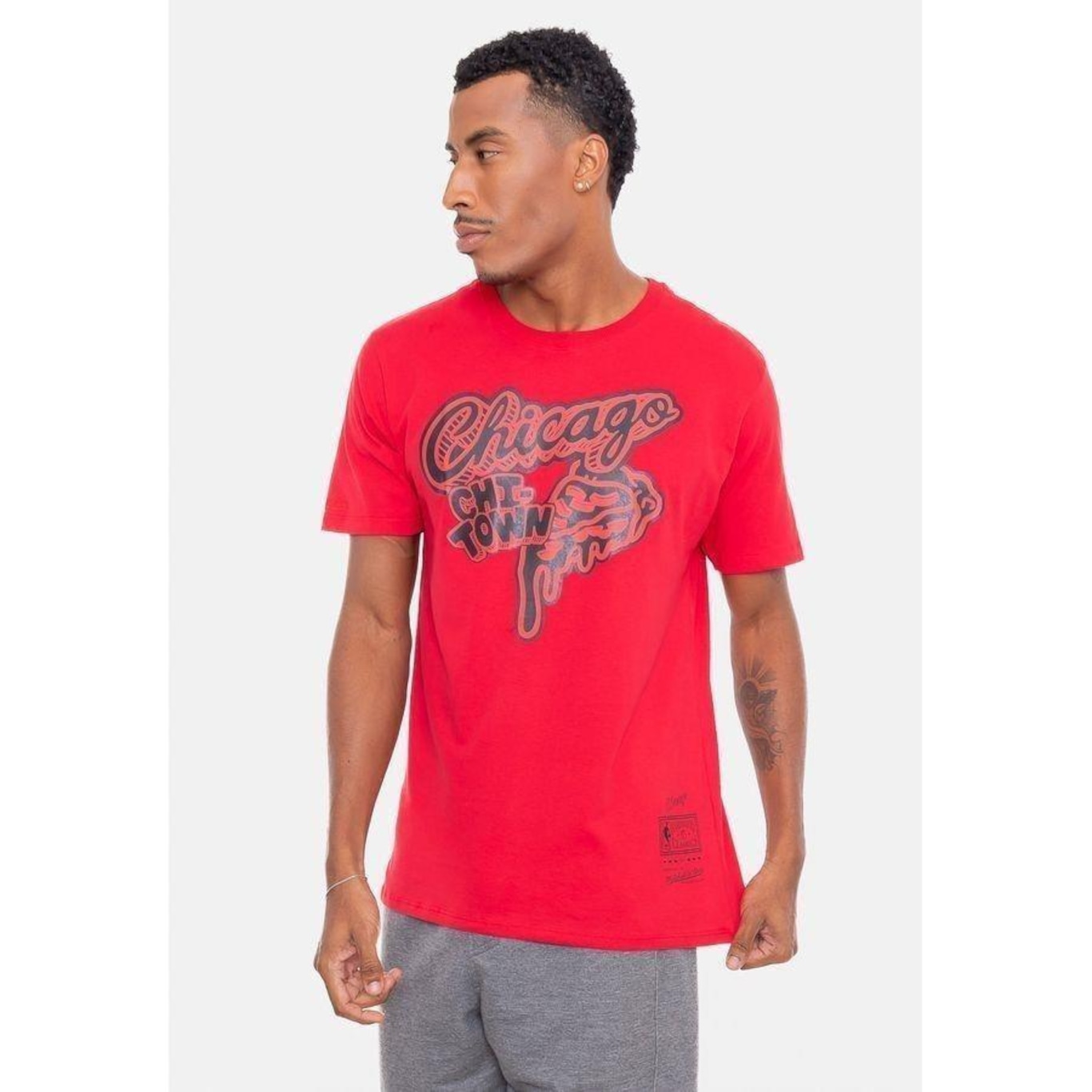 Camiseta Mitchell & Ness Nba Food - Masculina - Foto 4