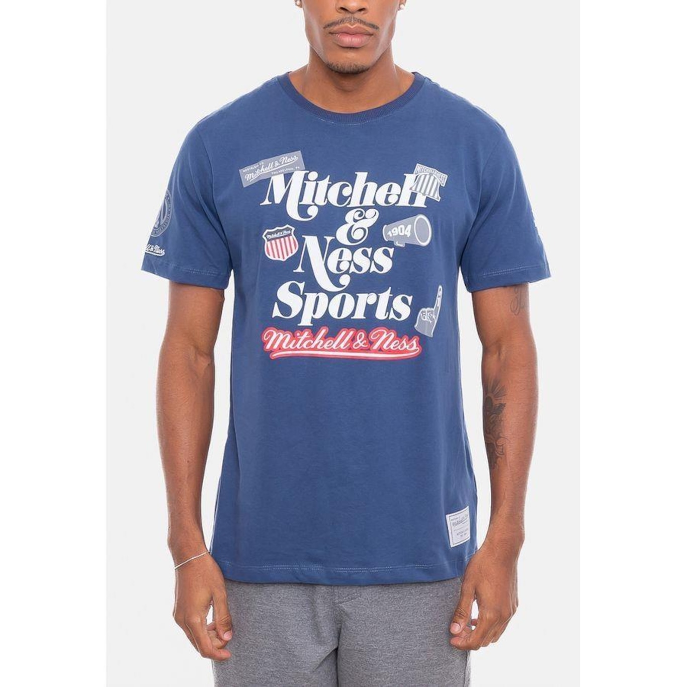 Camiseta Mitchell & Ness Branded Patches - Masculina - Foto 4