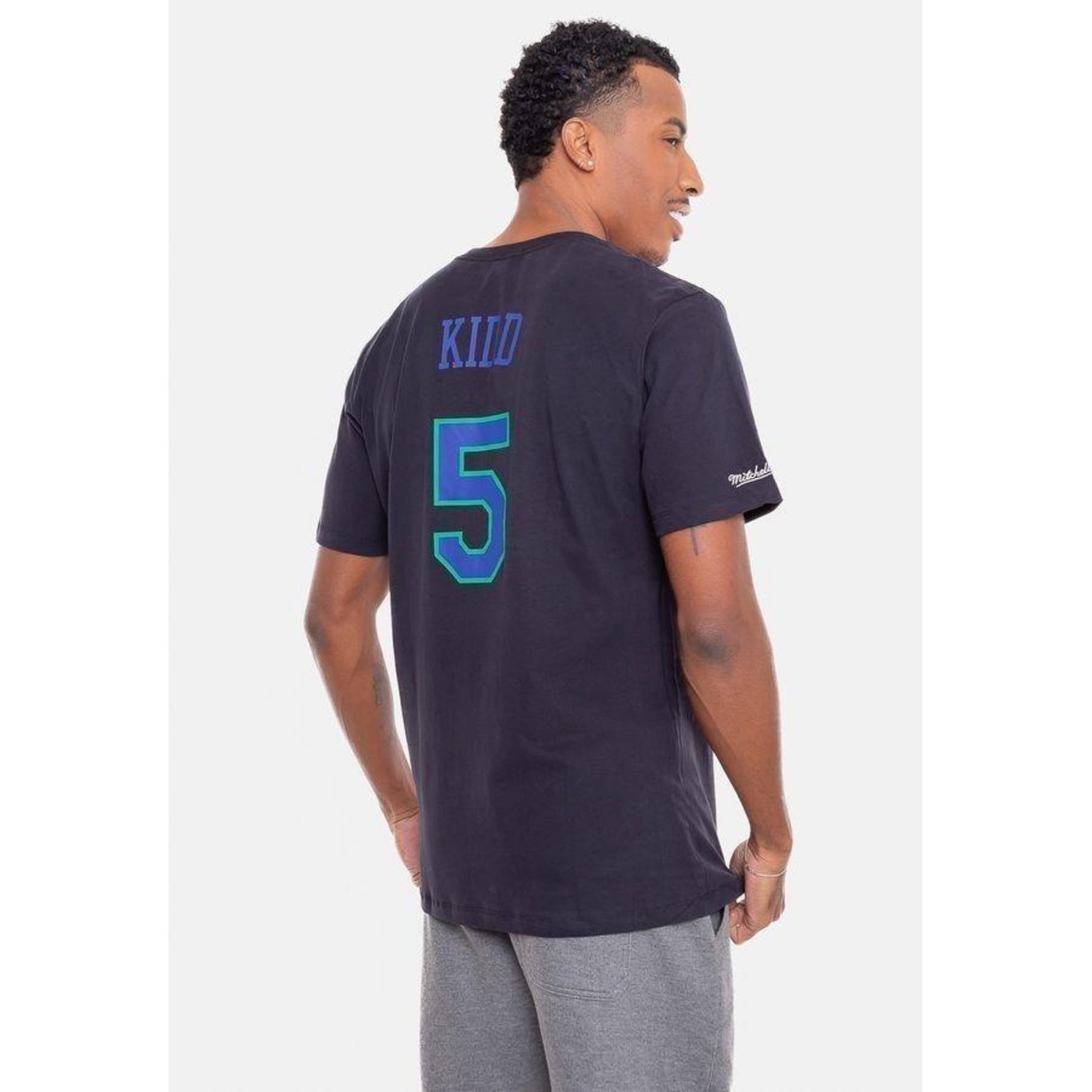 Camiseta Mitchell & Ness Name And Number Jason Kidd - Masculina - Foto 2