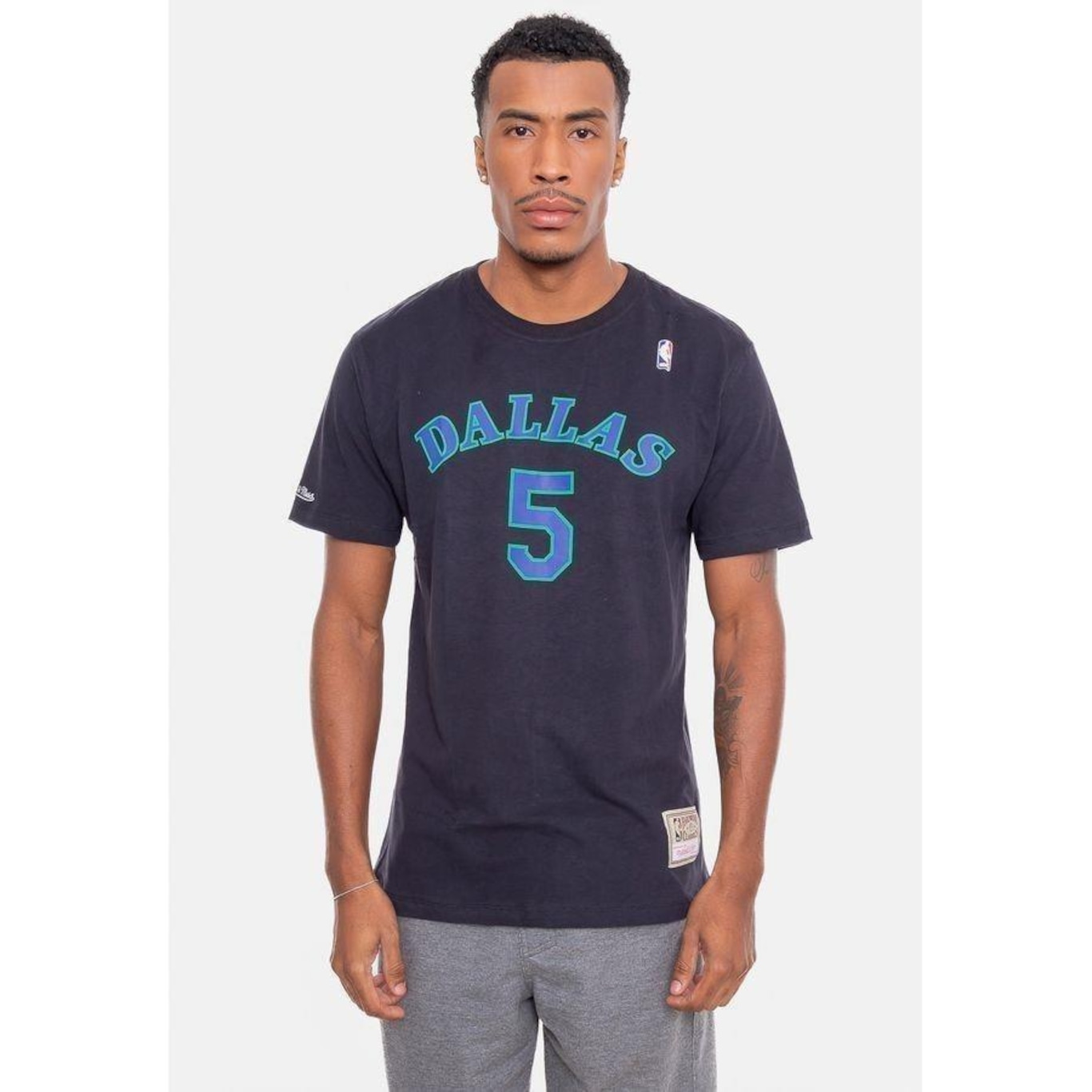 Camiseta Mitchell & Ness Name And Number Jason Kidd - Masculina - Foto 4