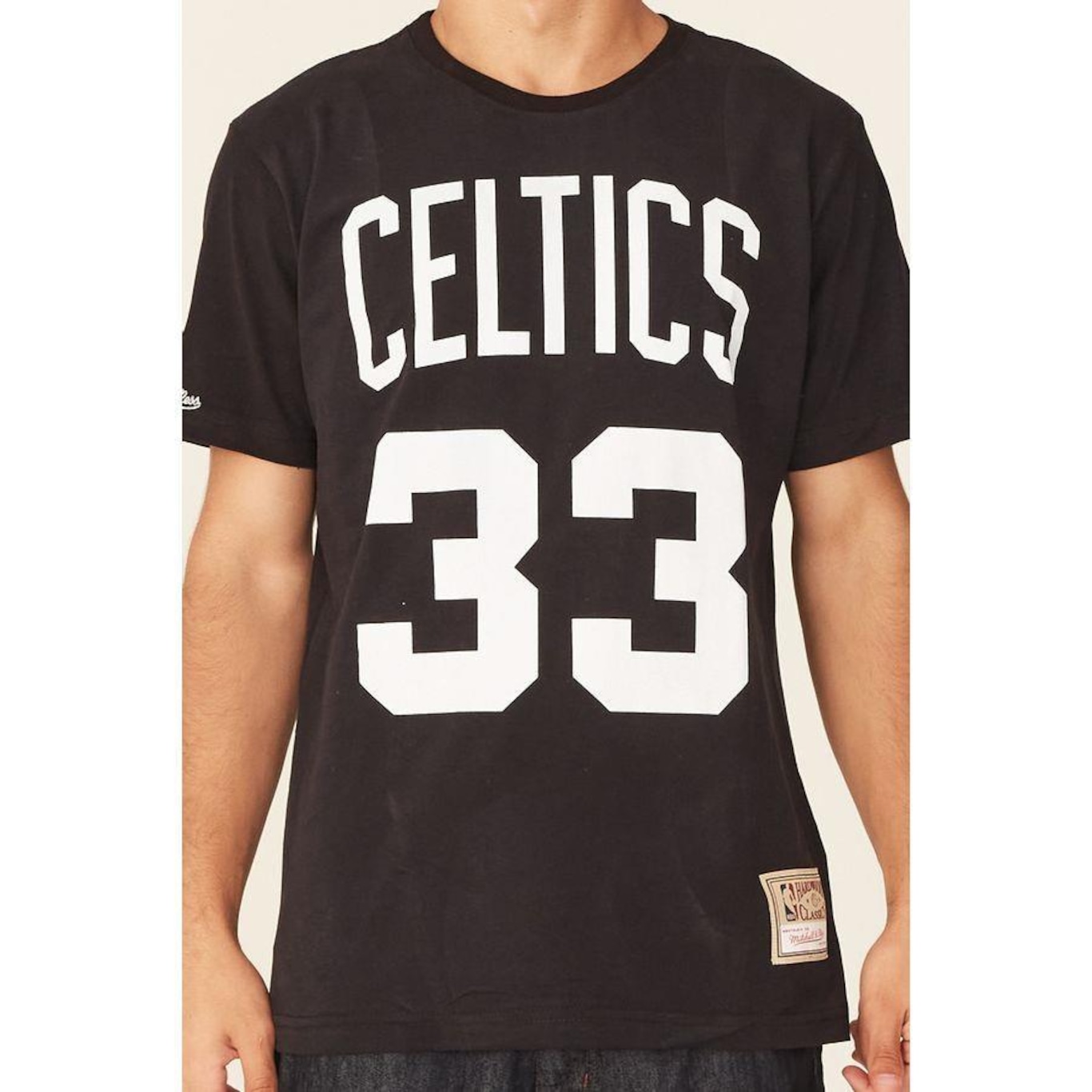 Camiseta Mitchell & Ness Especial Boston Celtics Larry Bird - Masculina - Foto 2