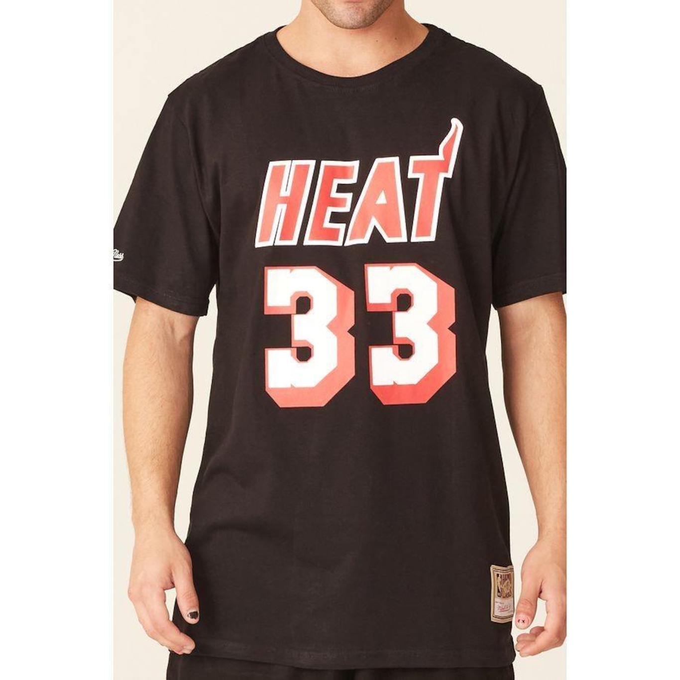 Camiseta Mitchell & Ness Especial Miami Heat Alonzo Mourning - Masculina - Foto 1