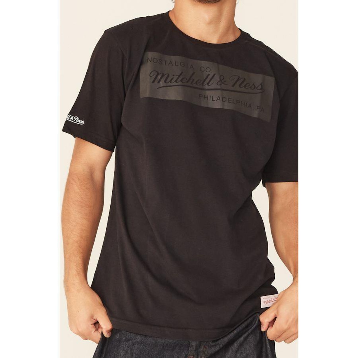 Camiseta Mitchell & Ness Estampada Brand - Masculina - Foto 1