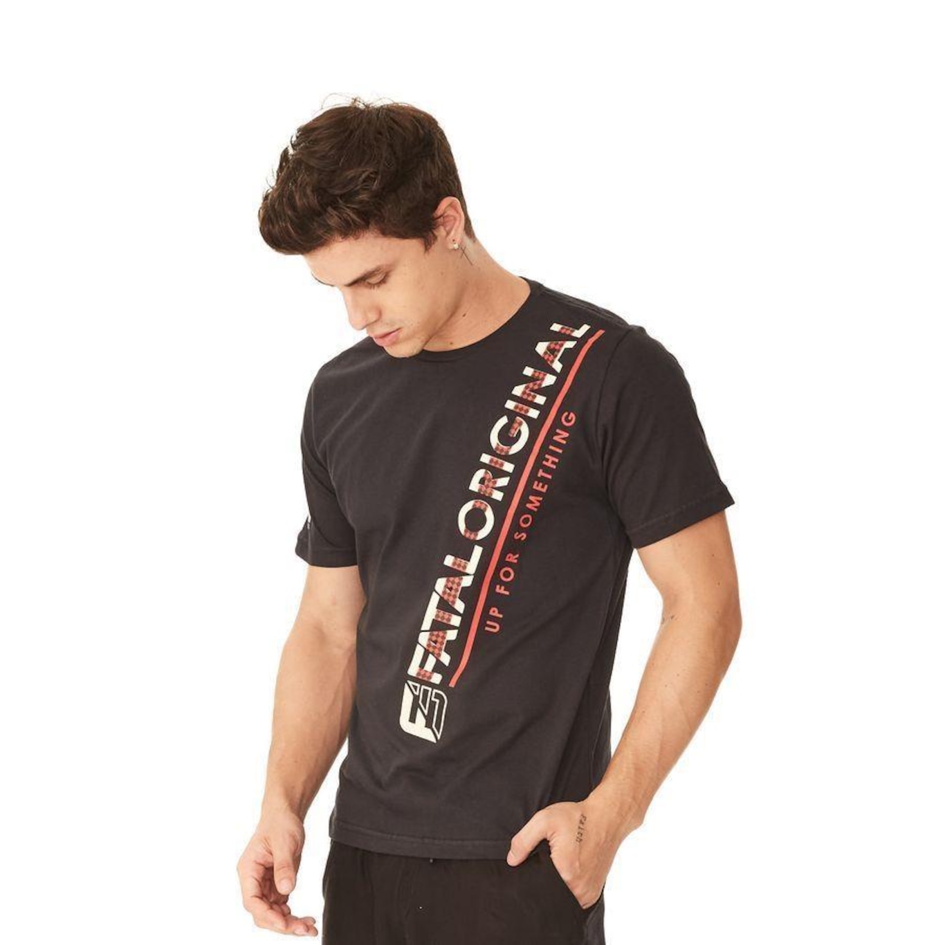 Camiseta Fatal Estampada - Masculina - Foto 1