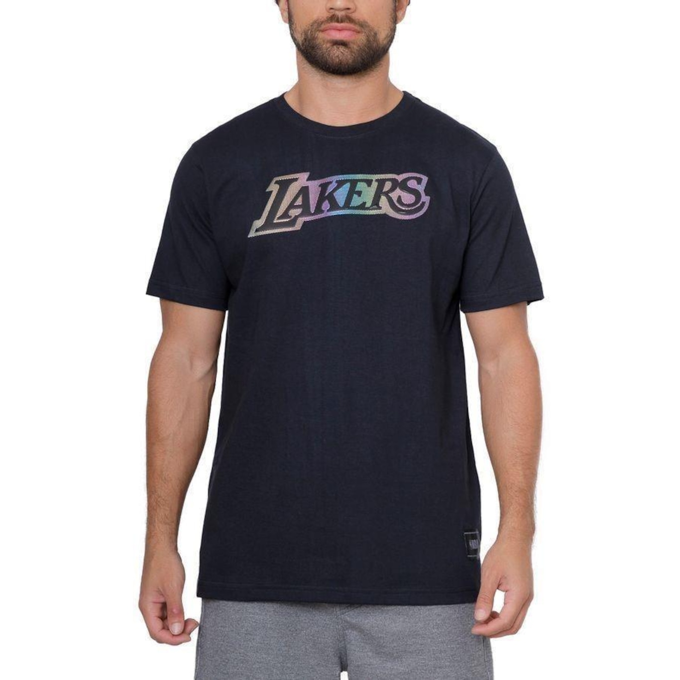 Camiseta Nba Holographic Lakers - Masculina - Foto 3