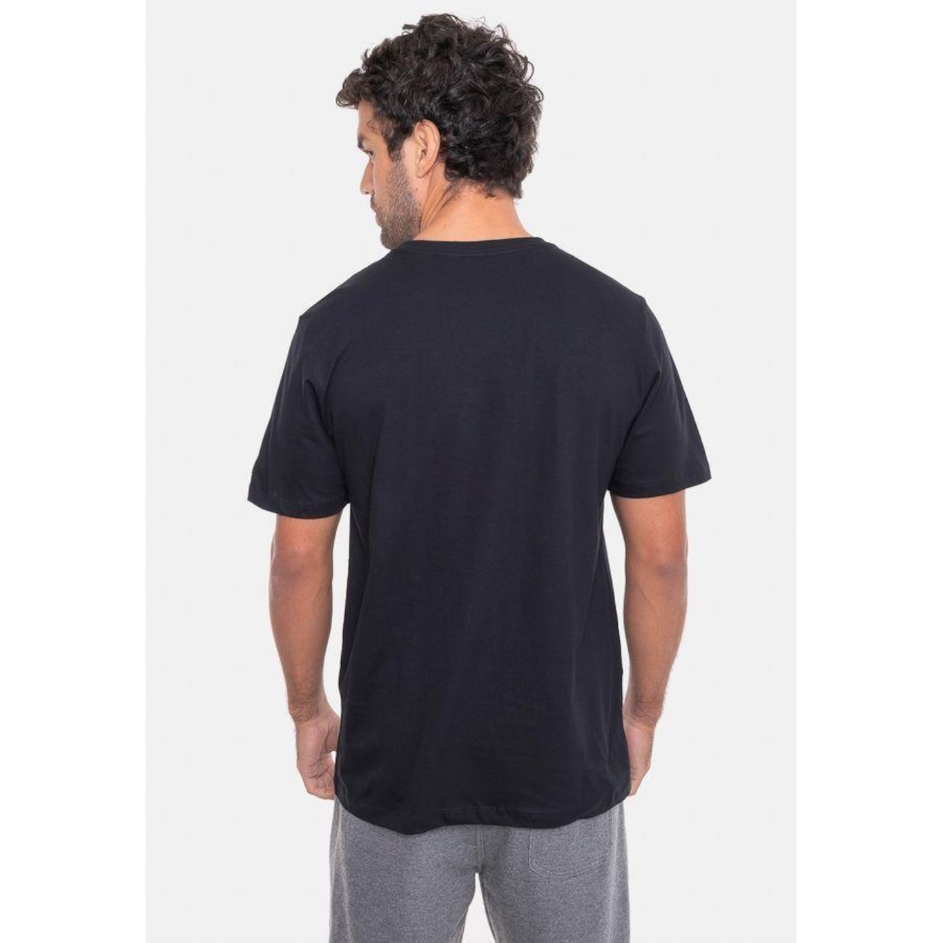 Camiseta Starter Estampada Folhagem Preta - Masculino - Foto 4