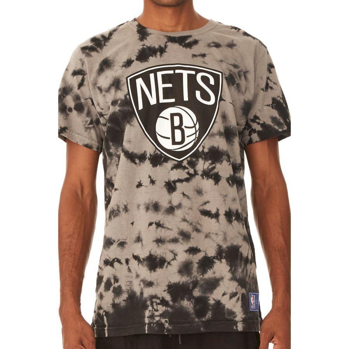 Camiseta NBA Especial Tie Dye Brooklyn Nets - Masculina - Foto 3